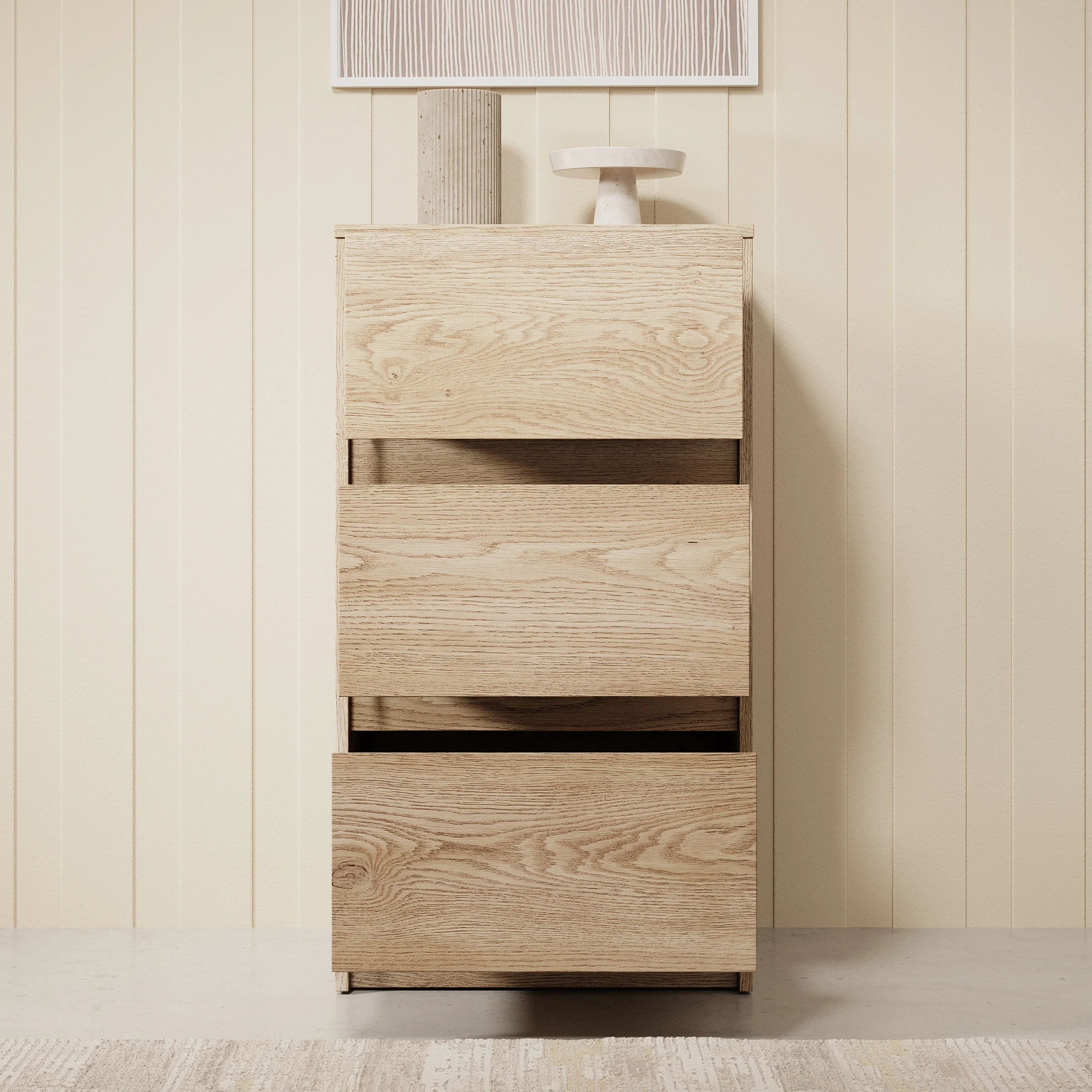 Cuarto - Ladekast - Eiken - 47x40x87 cm - Image 2