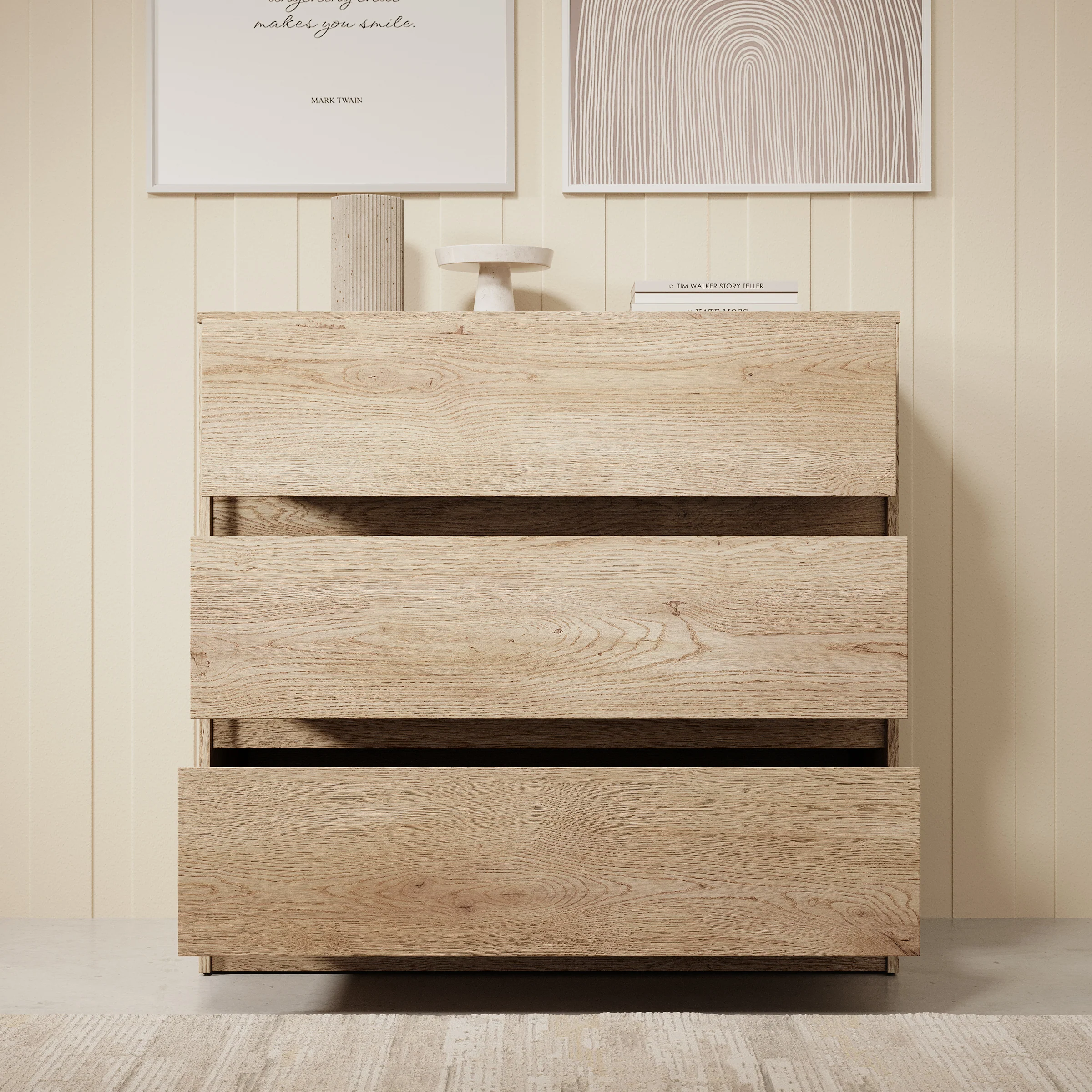 Cuarto - Ladekast - Eiken - 91x40x87 cm - Image 2