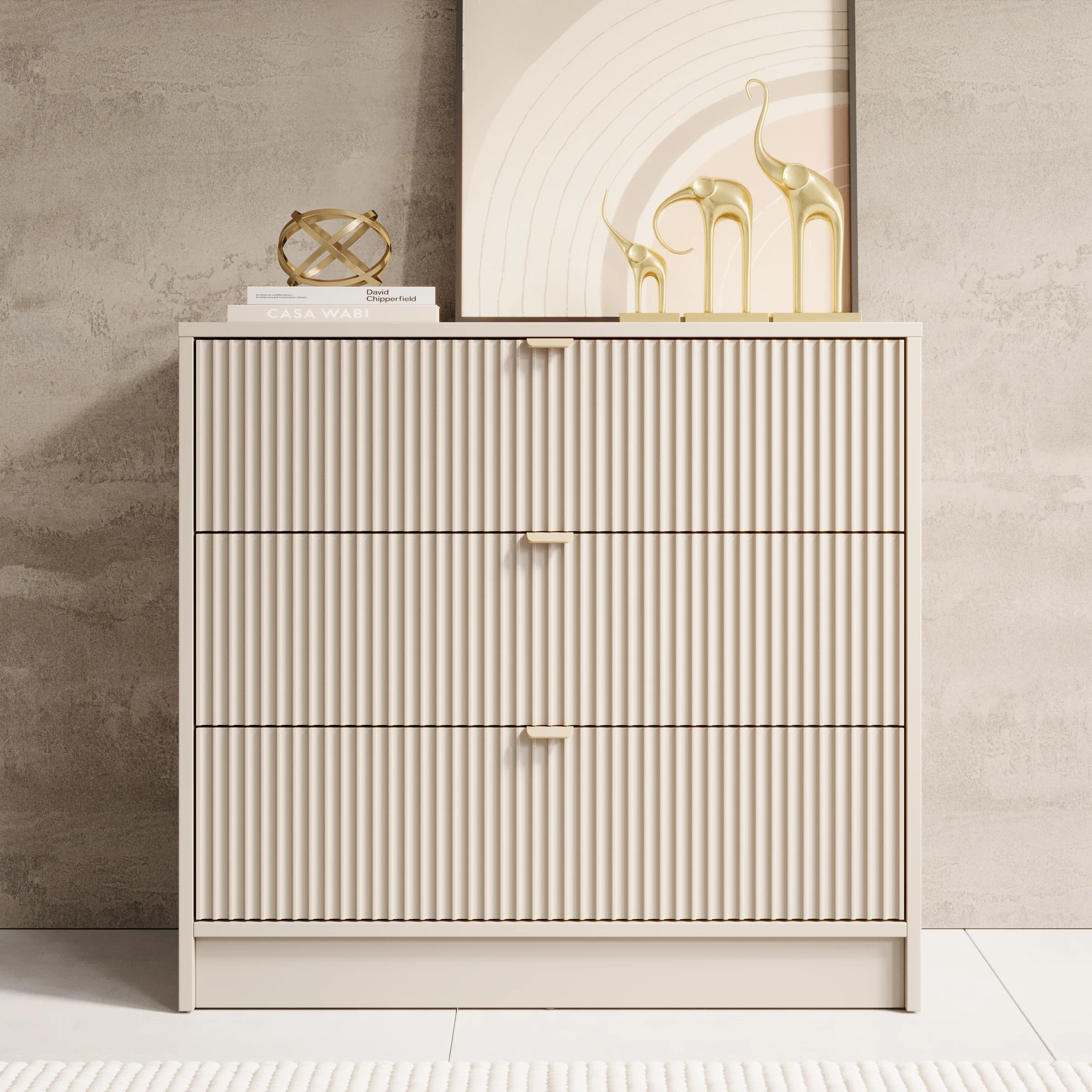 Tavares - Ladekast - Beige - 80x40x75 cm - Image 3