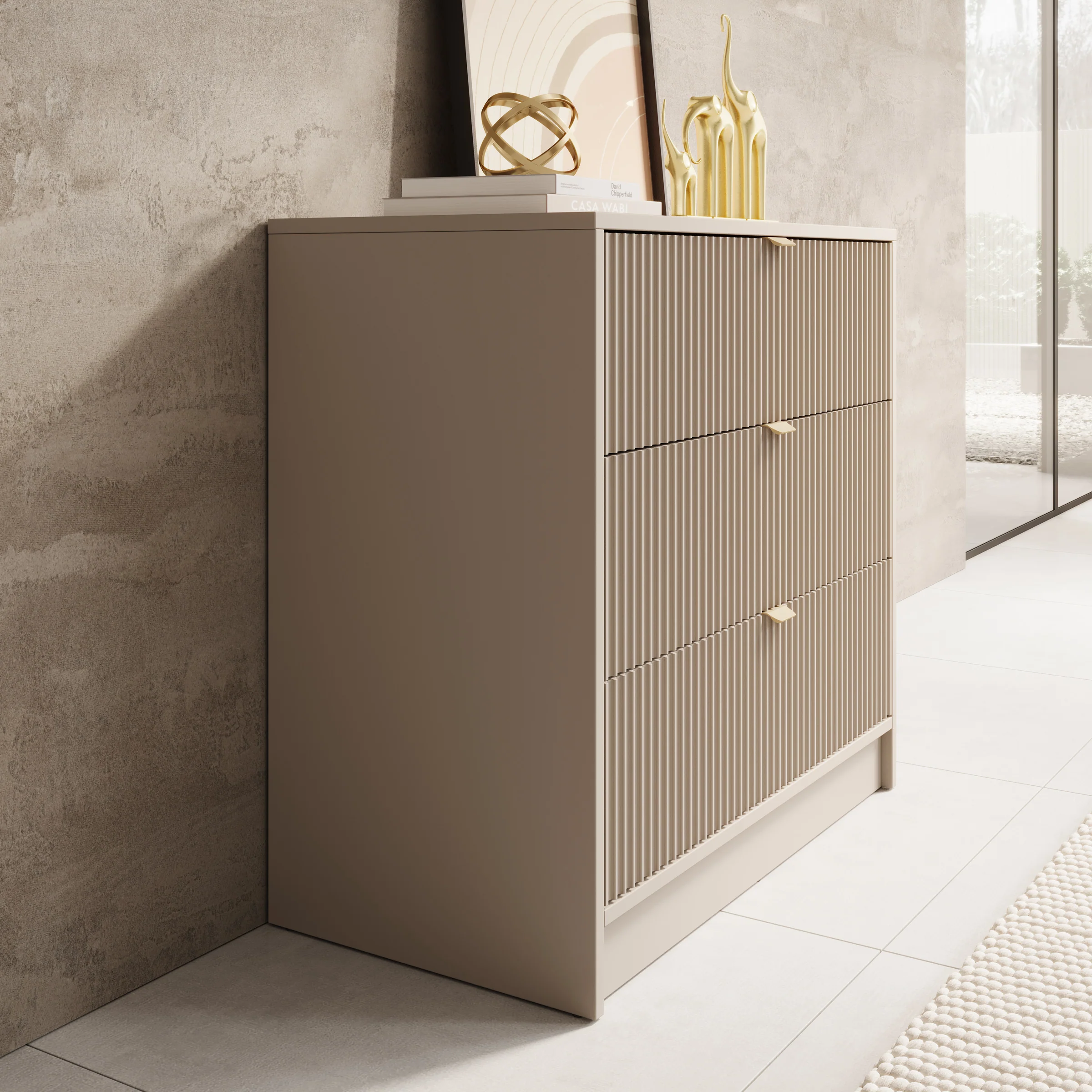 Tavares - Ladekast - Beige - 80x40x75 cm - Image 4