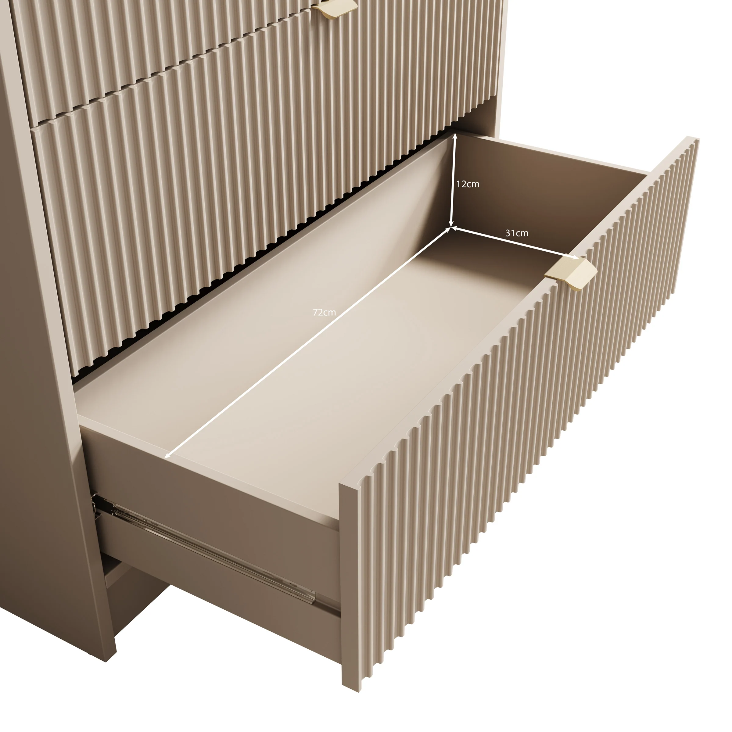 Tavares - Ladekast - Beige - 80x40x75 cm - Image 5