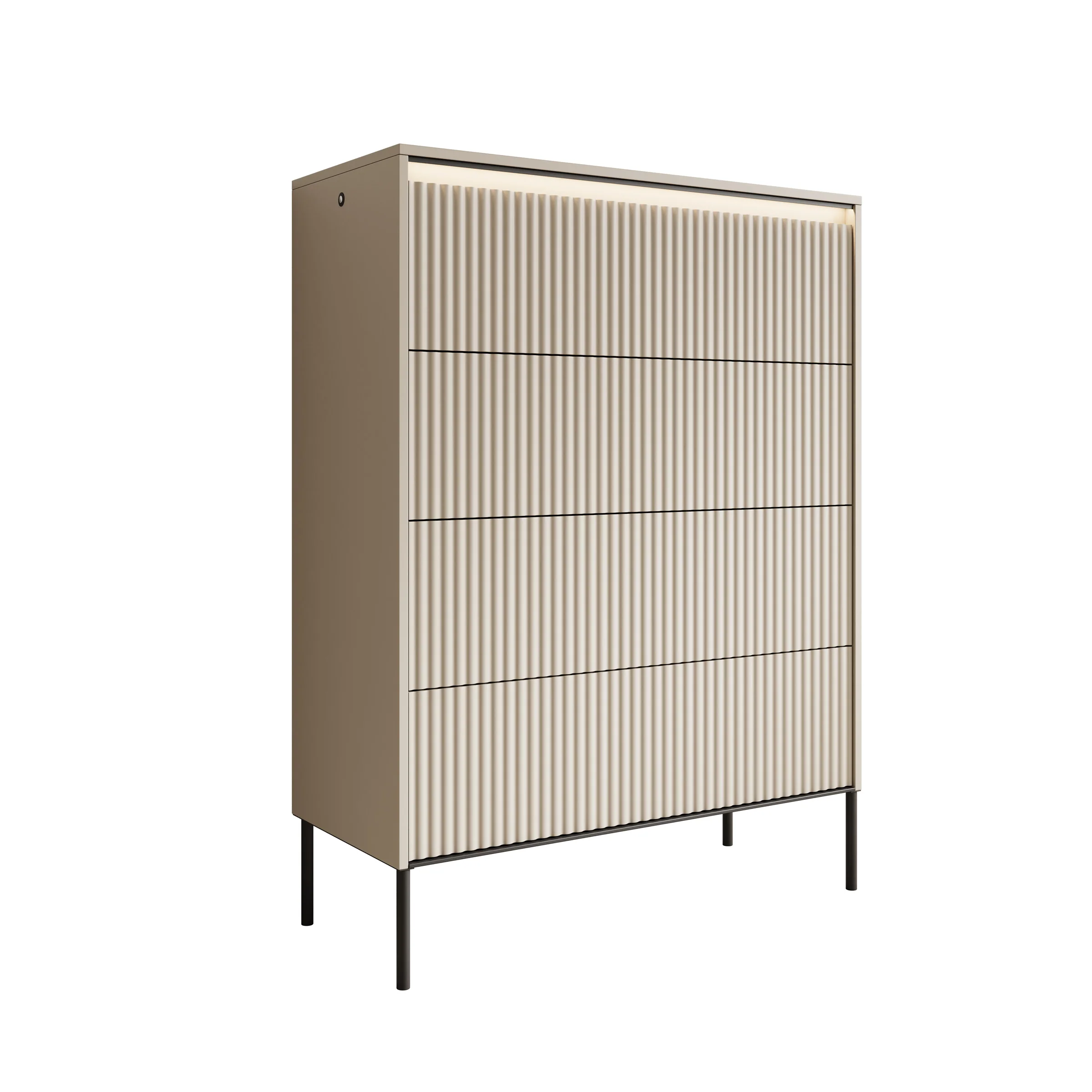 Timoteo - Ladekast - Beige - 93x47x125 cm - Image 7
