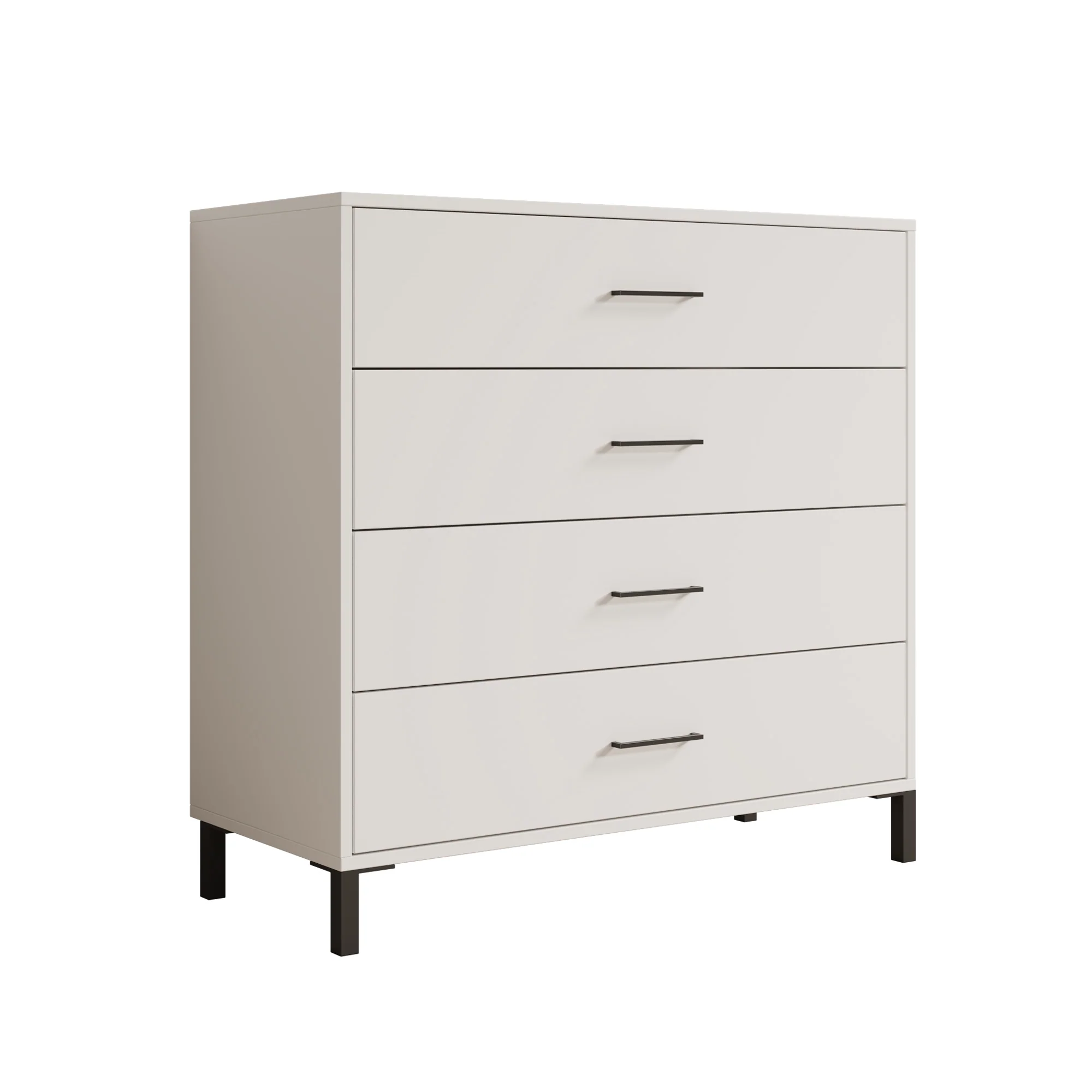 Ladekast Vidor - Wit - 93x40x90 cm - Image 6