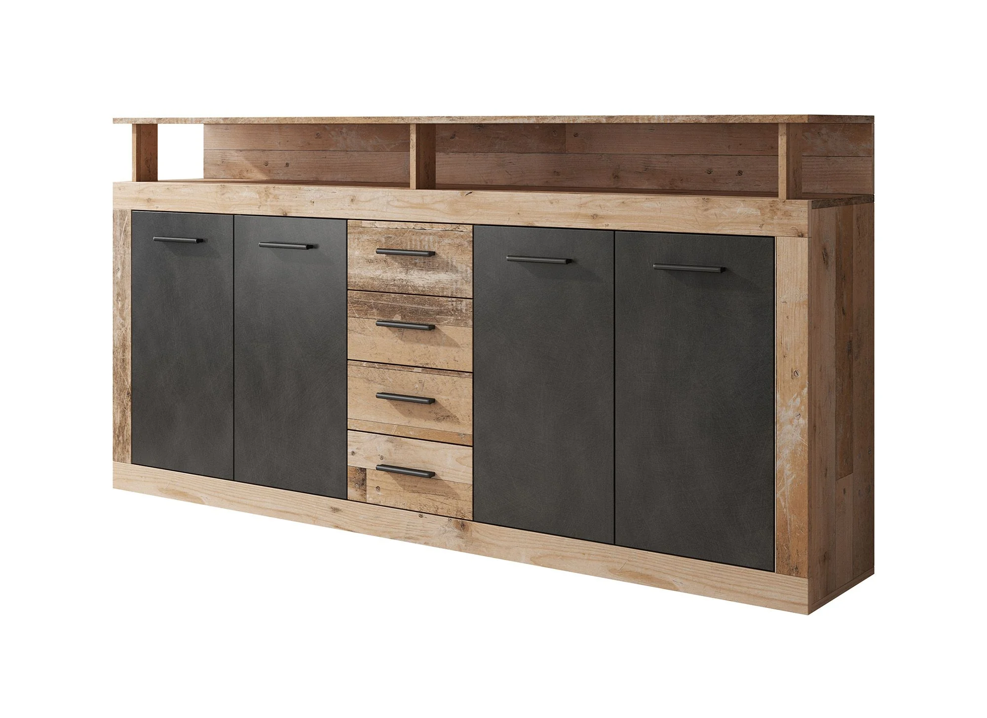 Lavina - Dressoir - Grijs/old wood - 190x32x96 cm - Image 7