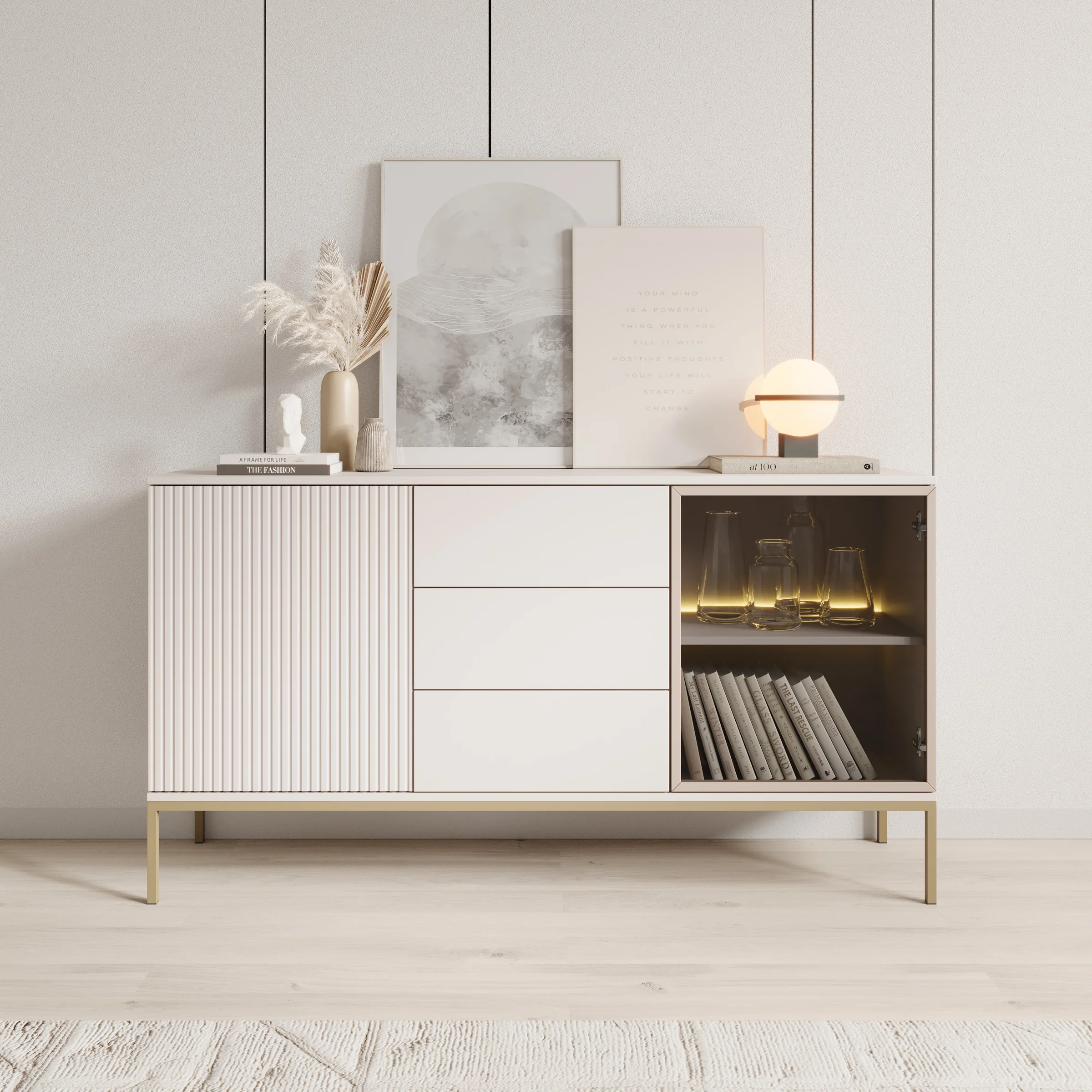 Legend 2 - Dressoir - Beige - 153x39x83 cm - Image 3