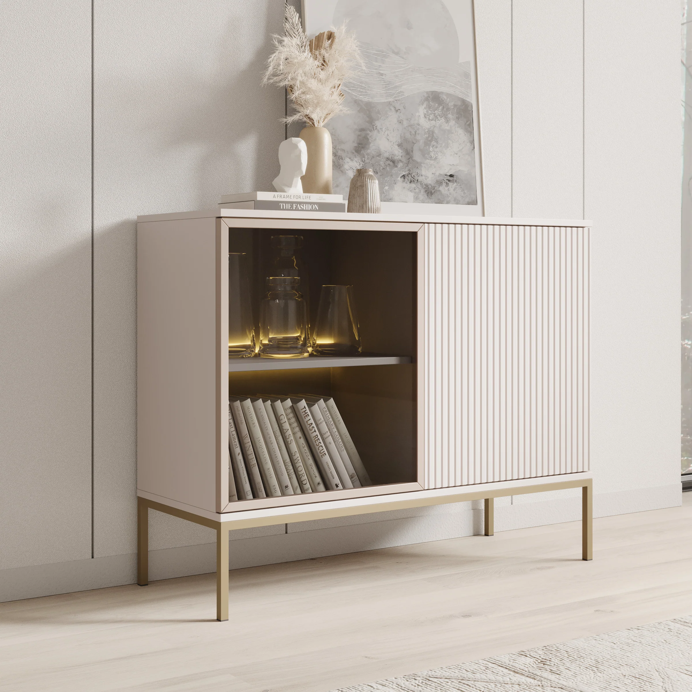 Legend - Dressoir - Beige - 104x39x83 cm