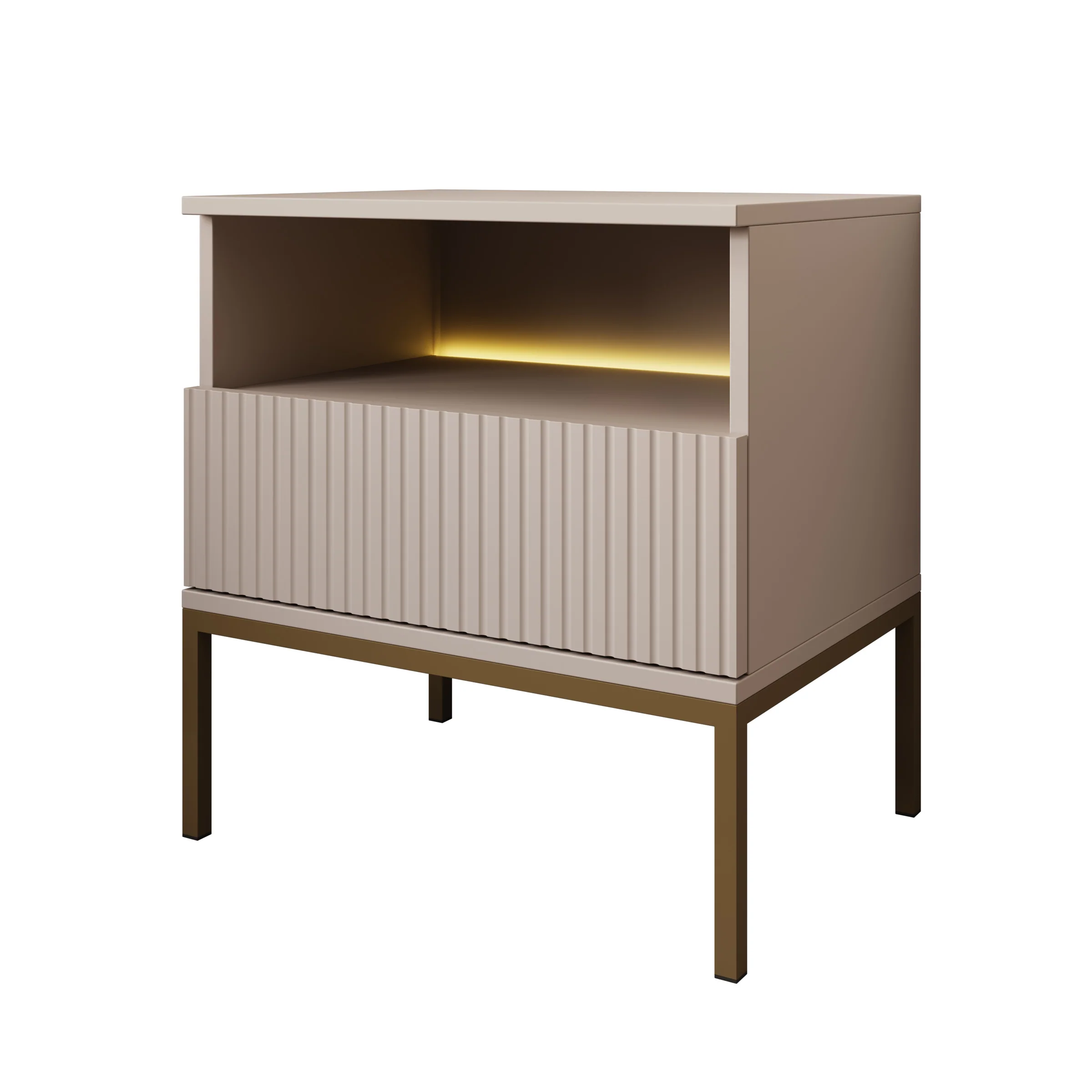 Legend - Nachtkastje - Beige - 54x39x56 cm - Image 5