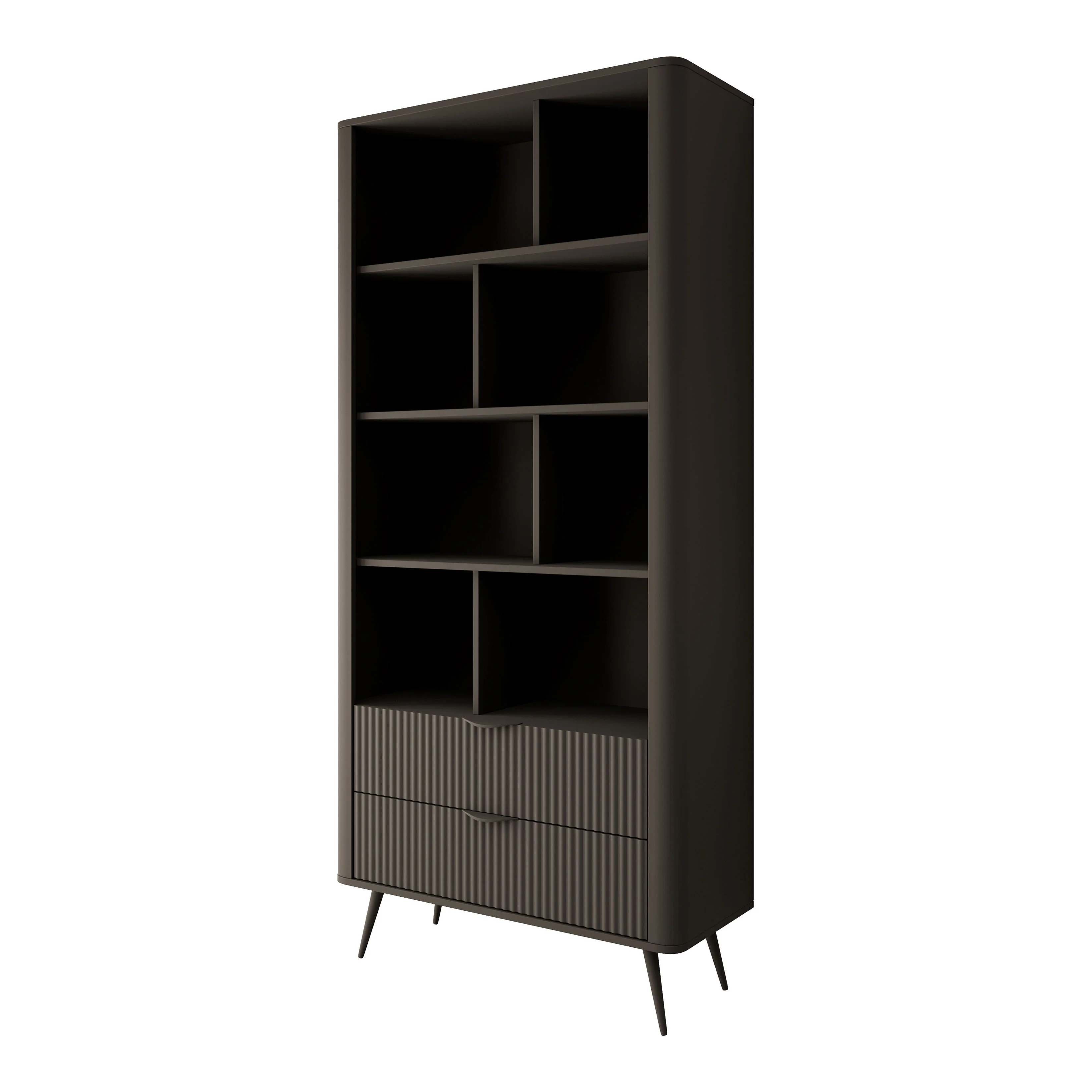 Lima - Boekenkast - Zwart - 88x38x194 cm - Image 6