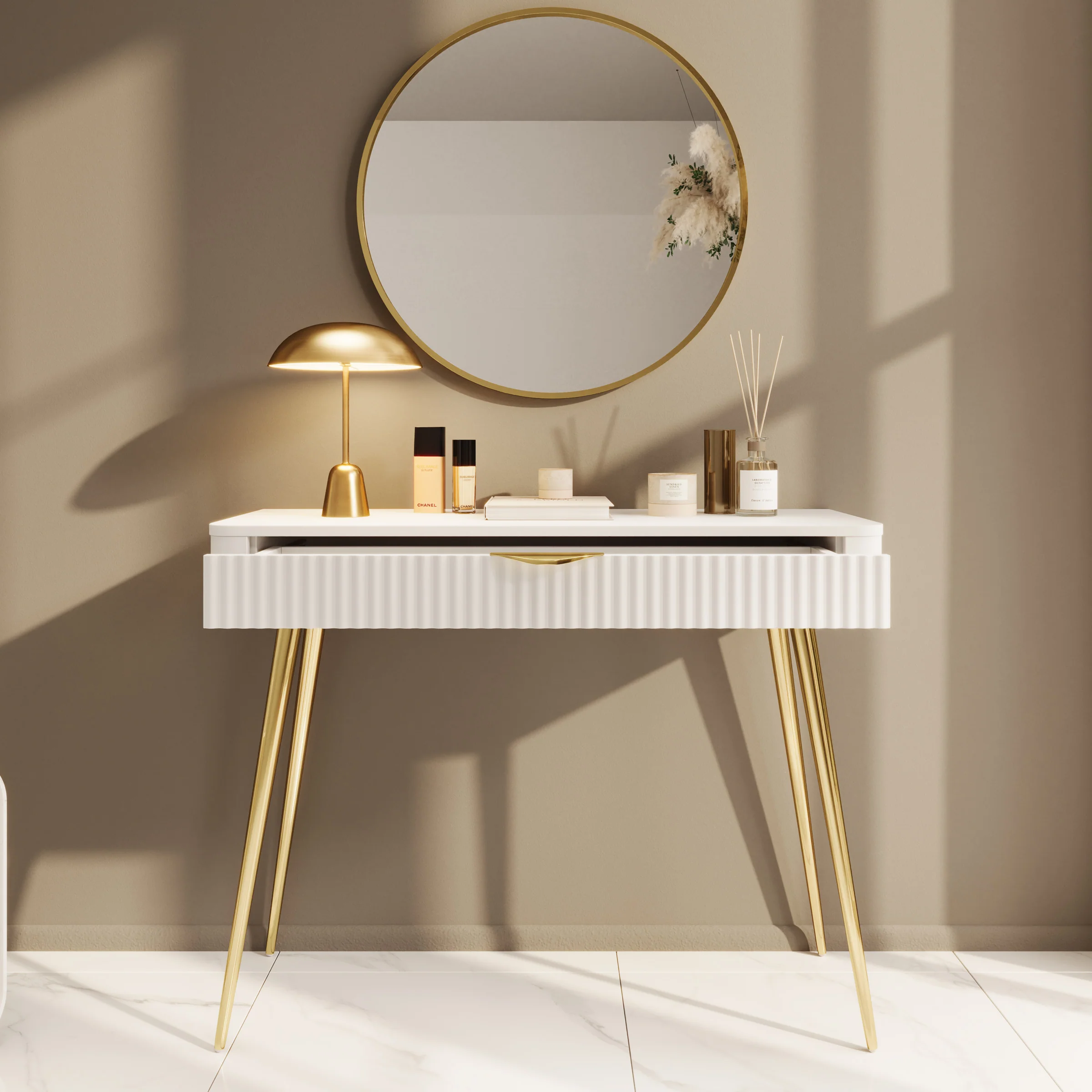 Lima - Kaptafel - Wit - 100x38x78 cm - Image 2