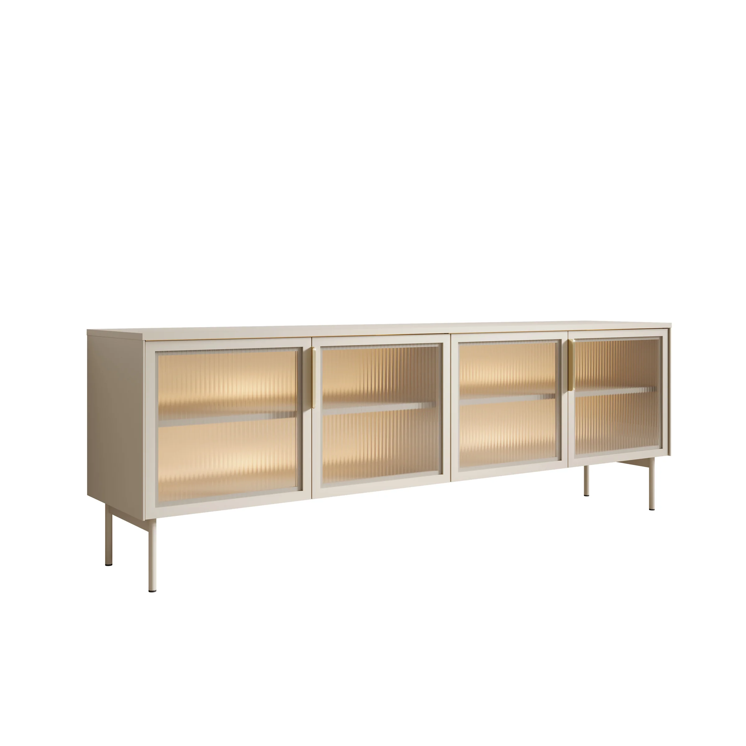 Lomo - TV-Meubel - Beige - 181x39x62 cm - Image 6