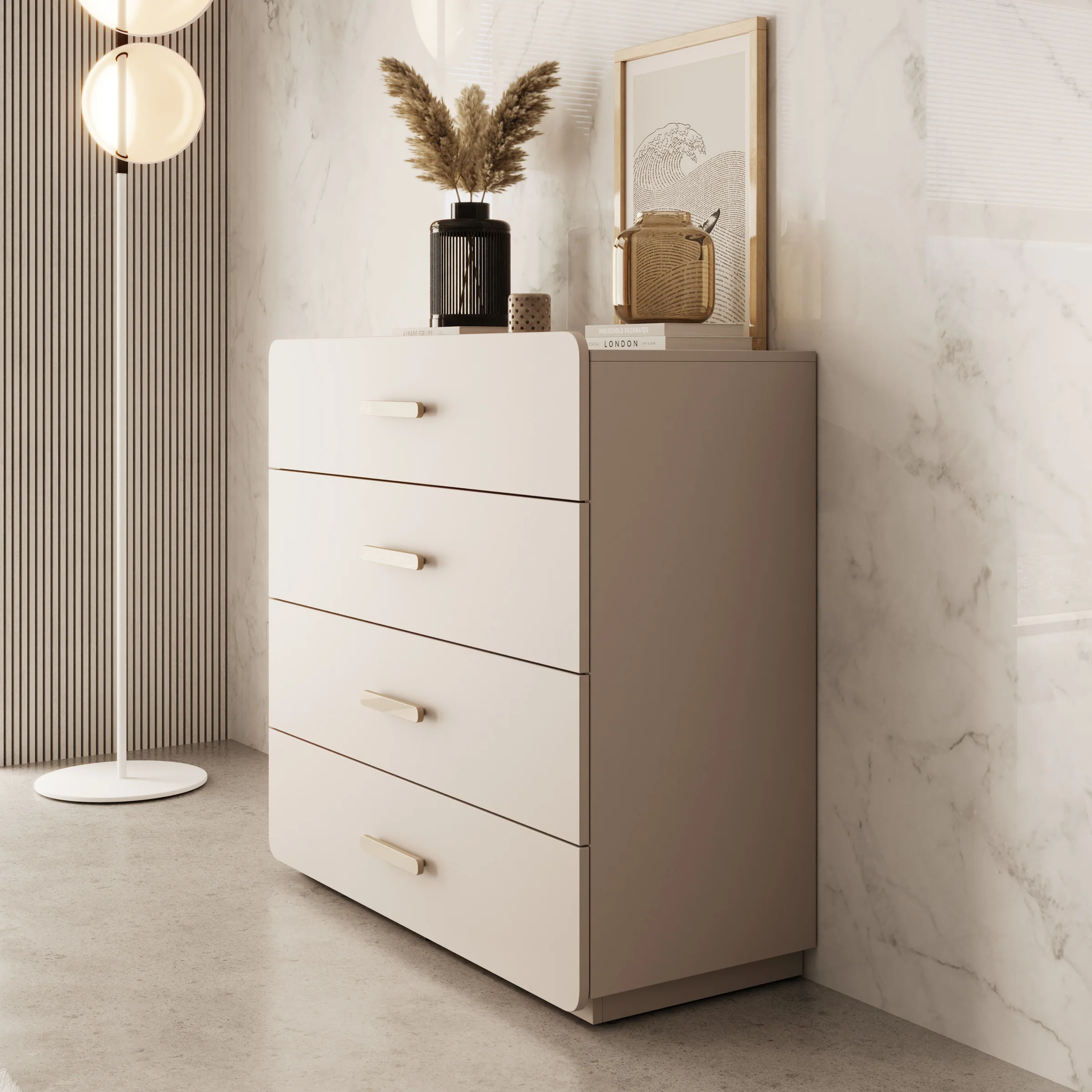 Luzon - Ladekast - Beige - 100x42x92 cm - Image 4