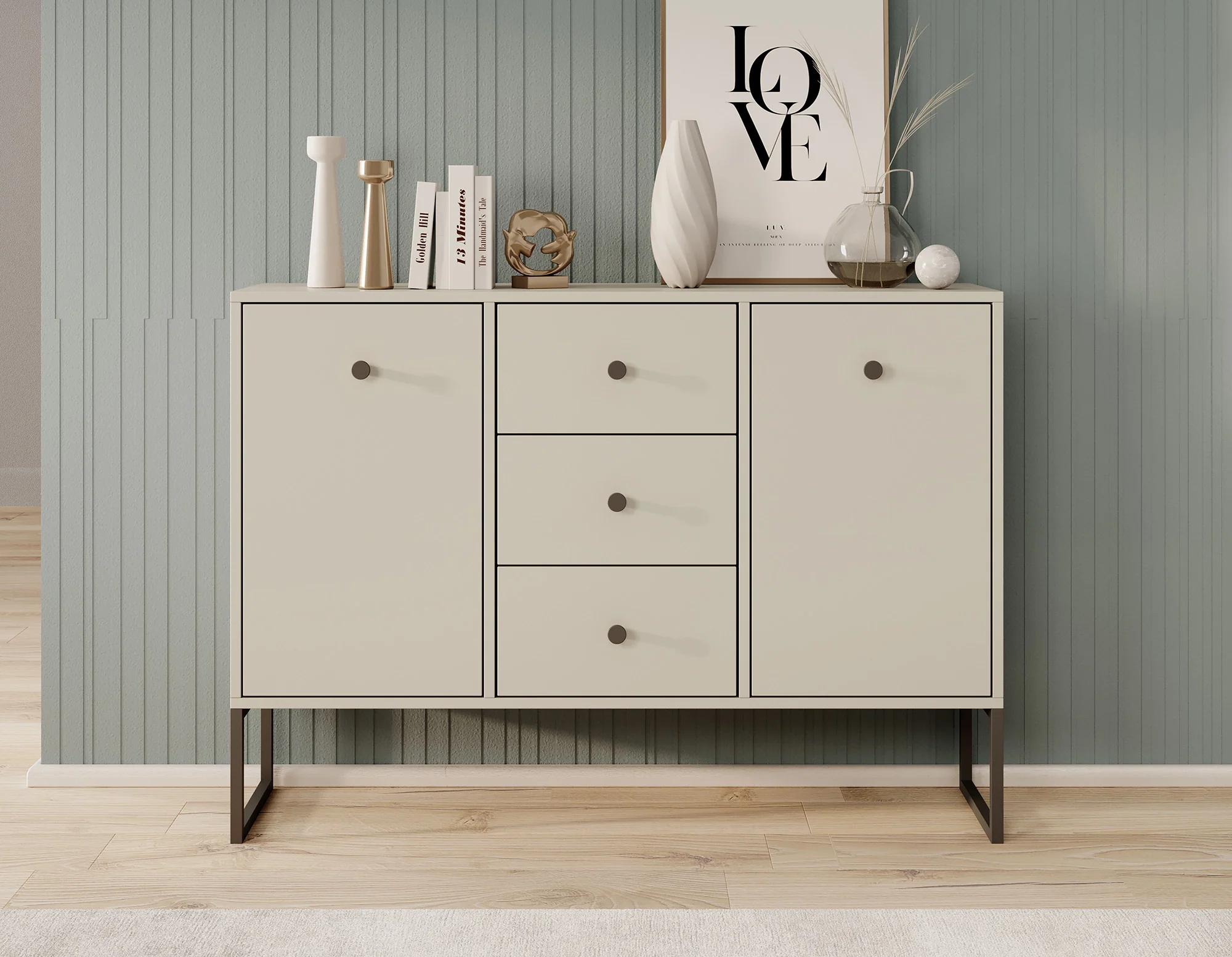 Lyndall 2 - Dressoir - Beige - 115x33x82 cm - Image 2