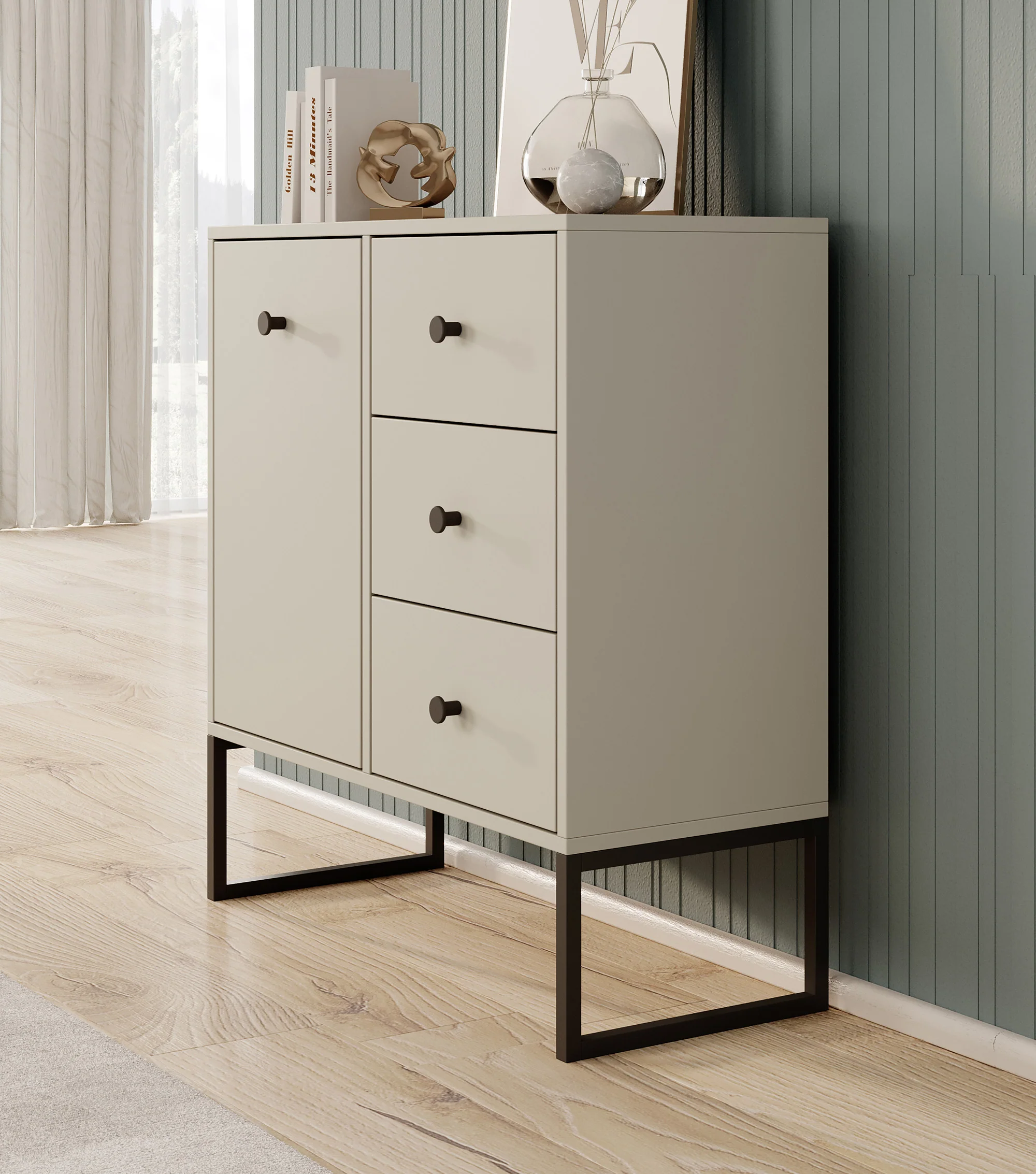 Lyndall 2 - Dressoir - Beige - 77x33x82 cm - Image 4