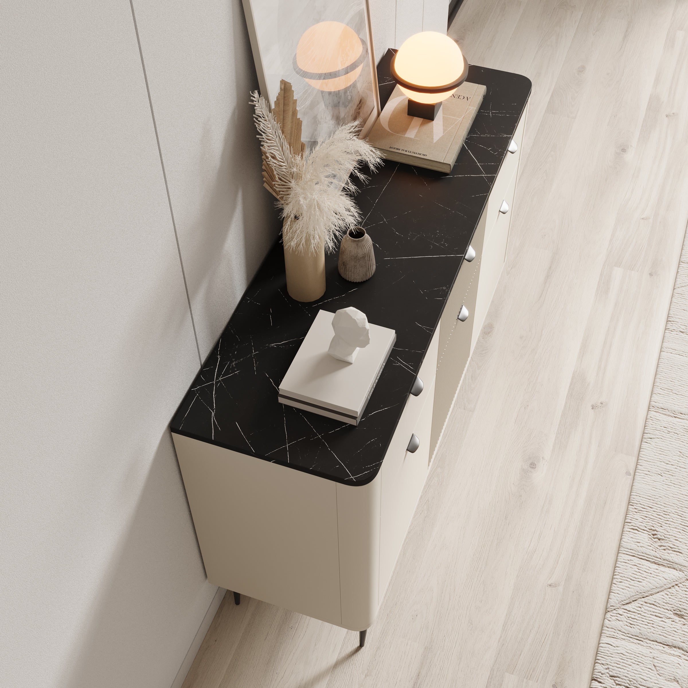 Mace - Dressoir - Beige - 130x40x82 cm - Image 5