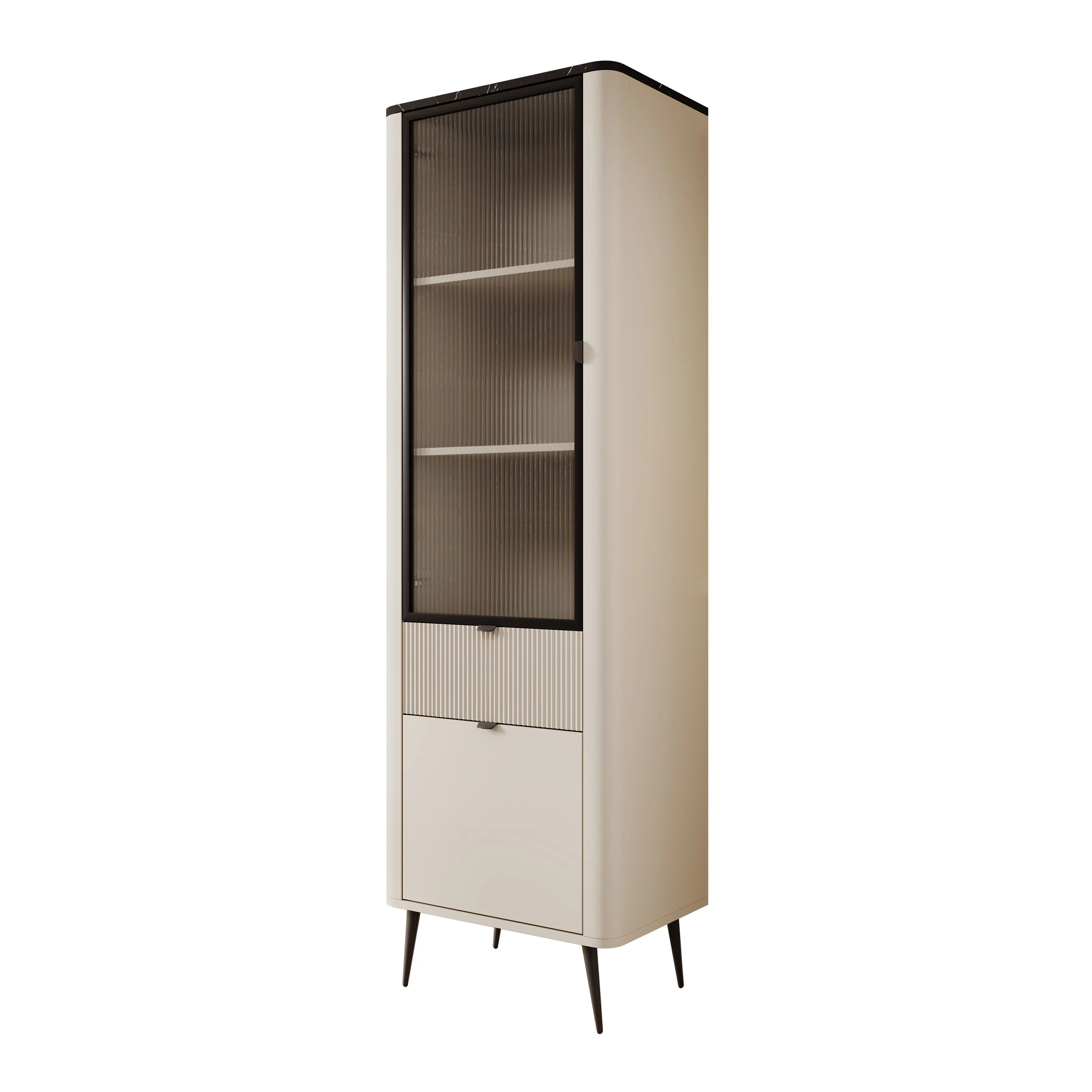 Mace - Vitrinekast - Beige - 60x40x191 - Image 7