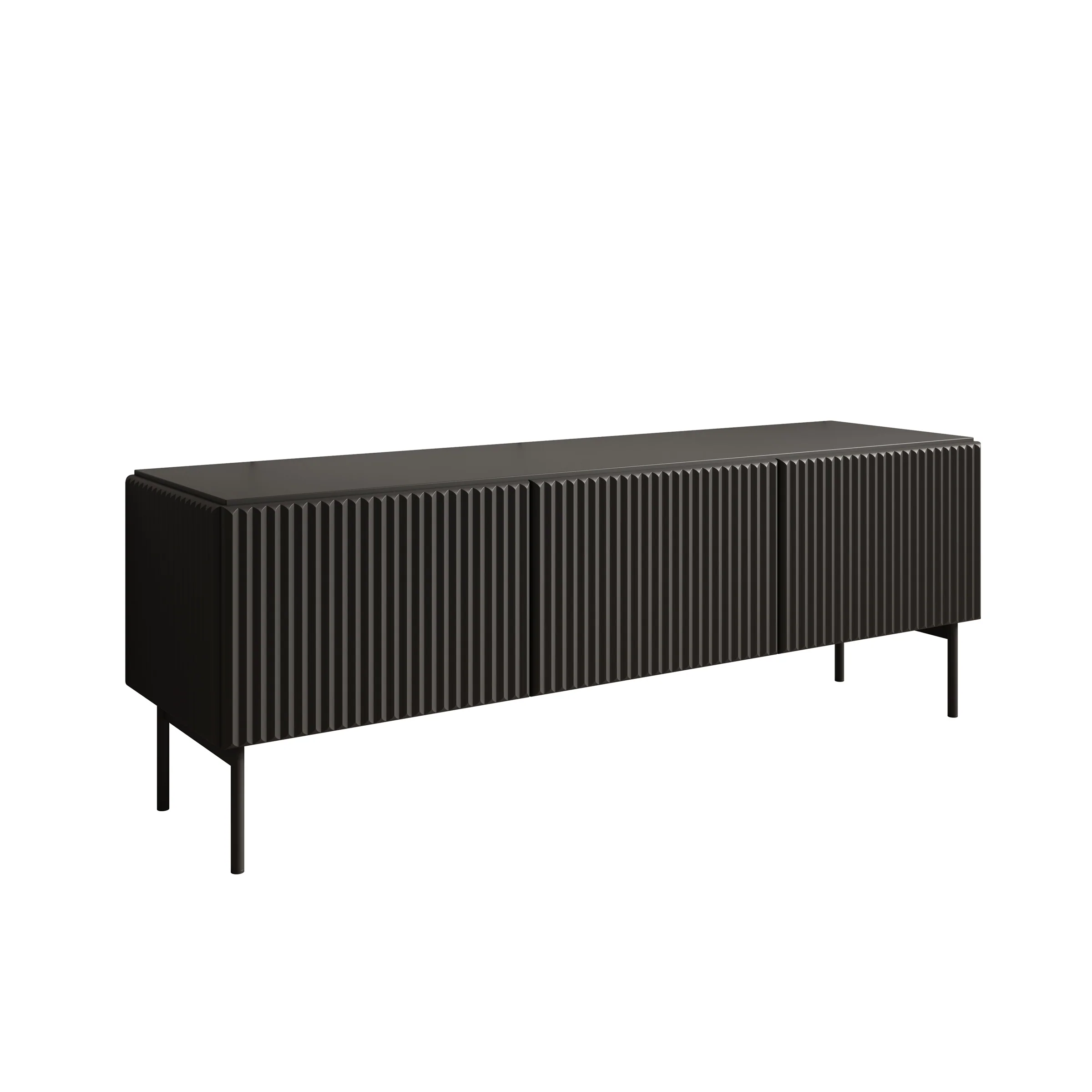 Marajo - TV-Meubel - Zwart - 147x40x51 cm - Image 6