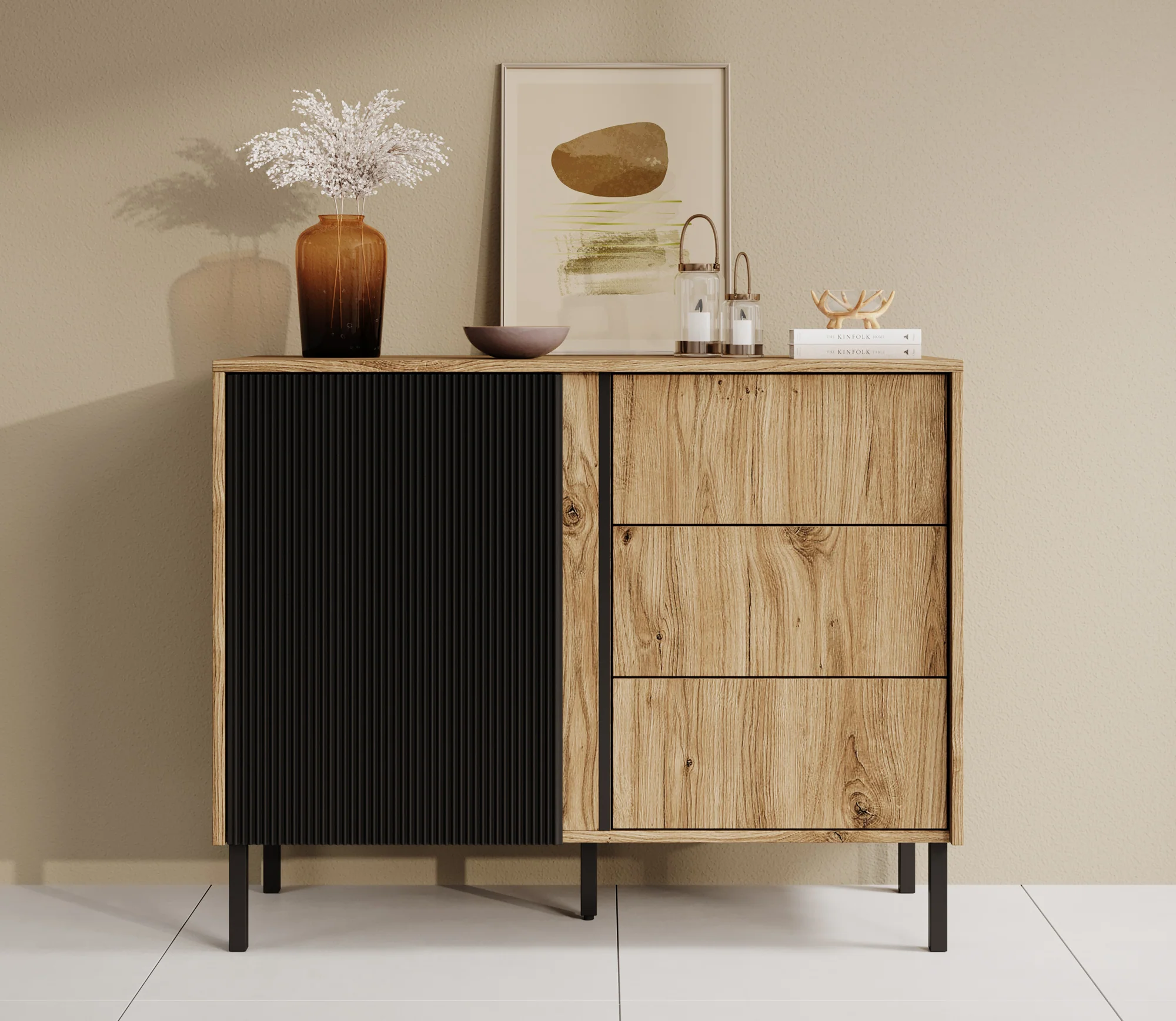 Margareth - Dressoir - Eiken - 100x41x80 cm - Image 2