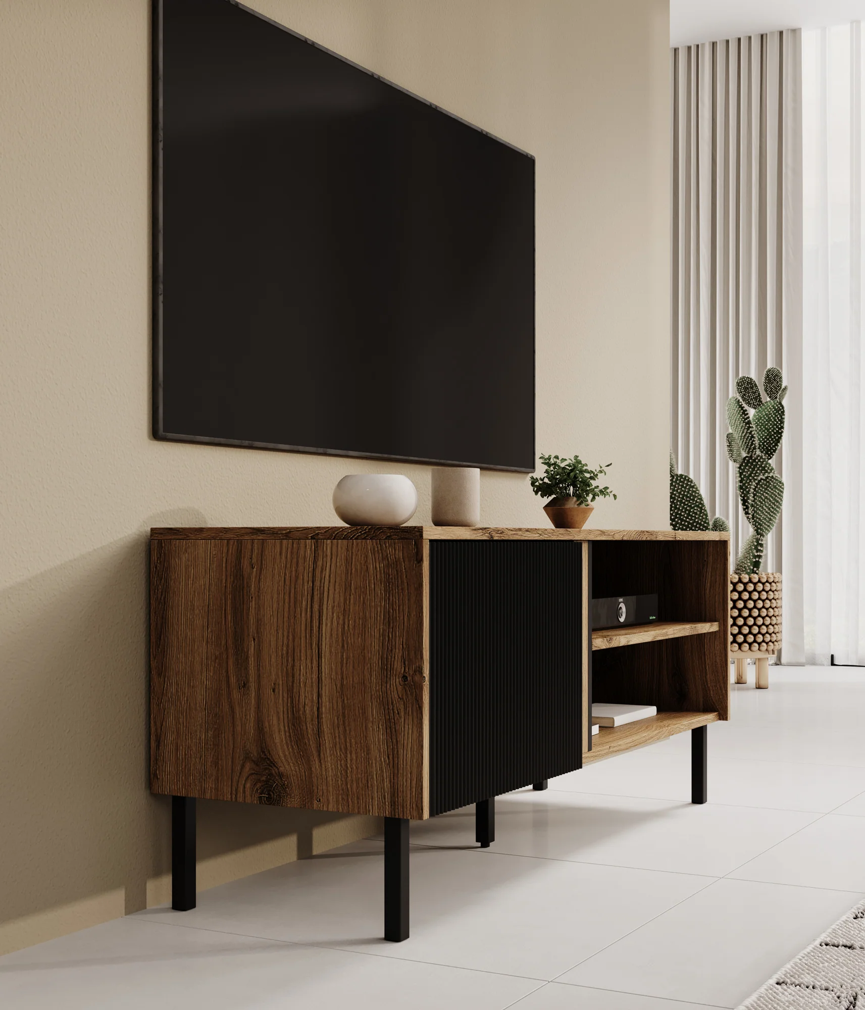 Margareth - TV-Meubel - Eiken  - 120 cm - Image 4