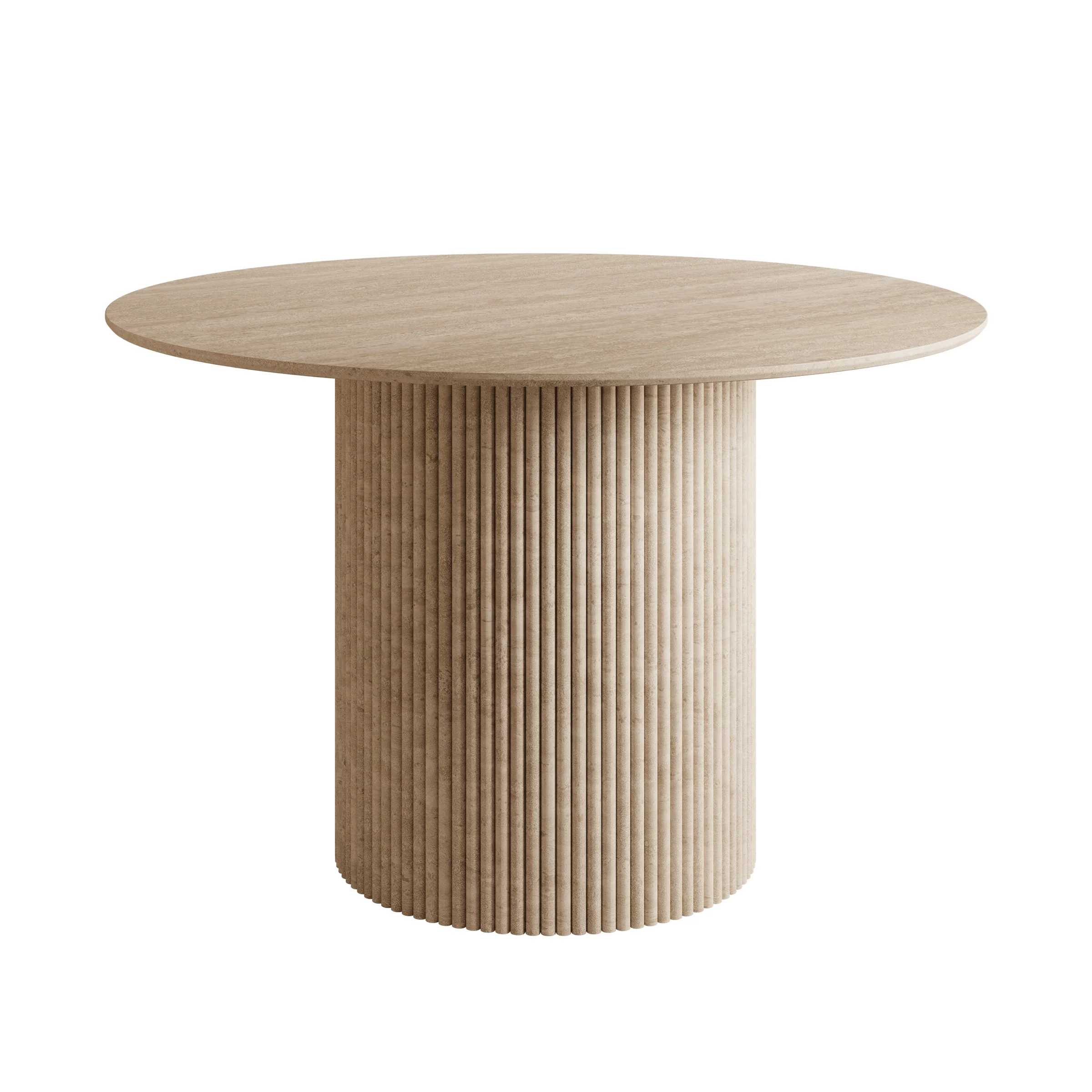 Modena - Eetkamertafel - Travertin - 120x120x76 cm - Image 5