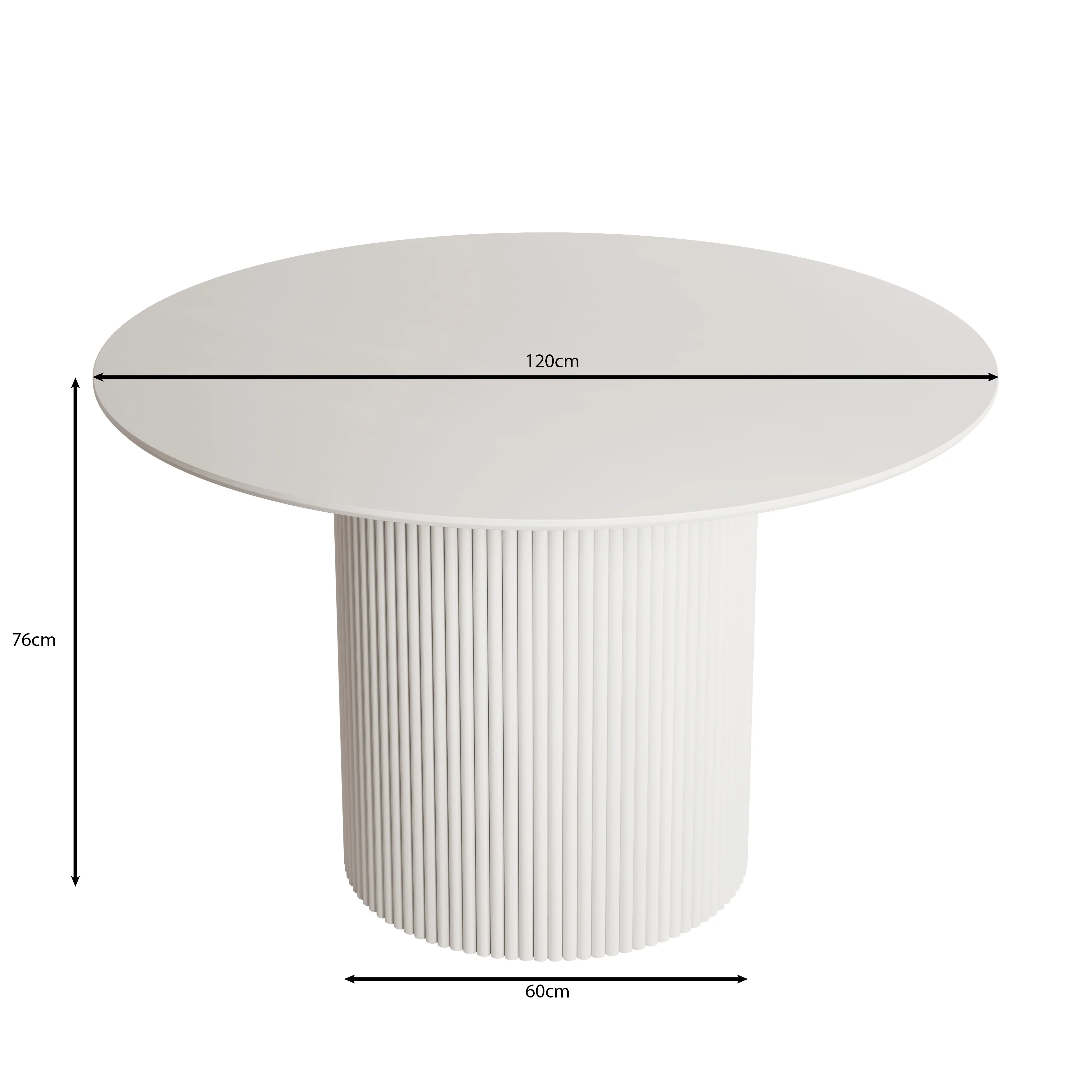 Modena - Eetkamertafel - Zwart - 120x120x76 cm - Image 4