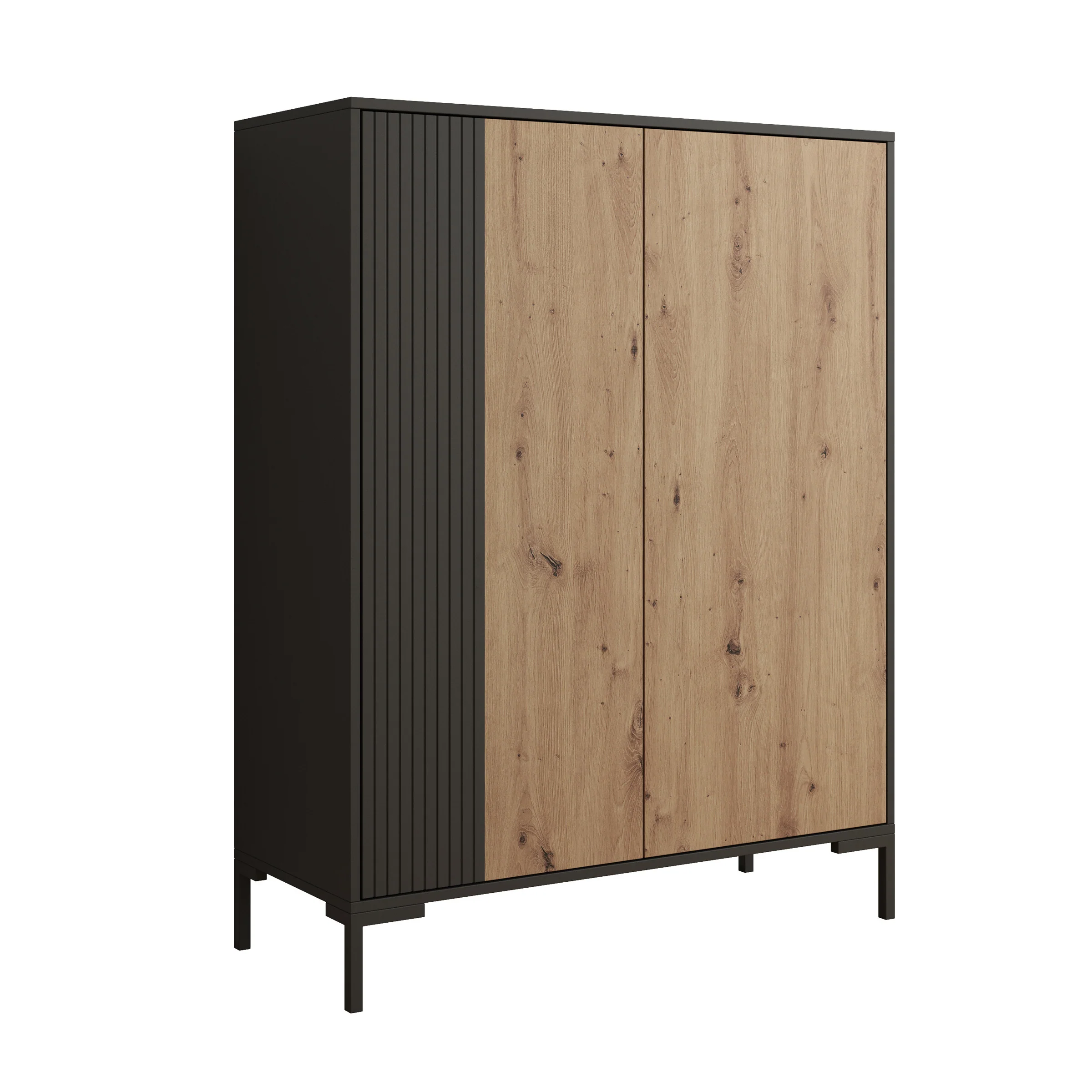 Molina - Dressoir - Eiken - 100x40x129 cm - Image 6