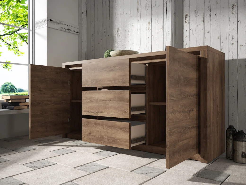 Monaco - Dressoir - Eiken - 140x43x80 cm - Image 2