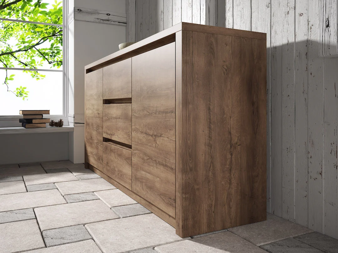 Monaco - Dressoir - Eiken - 140x43x80 cm - Image 4