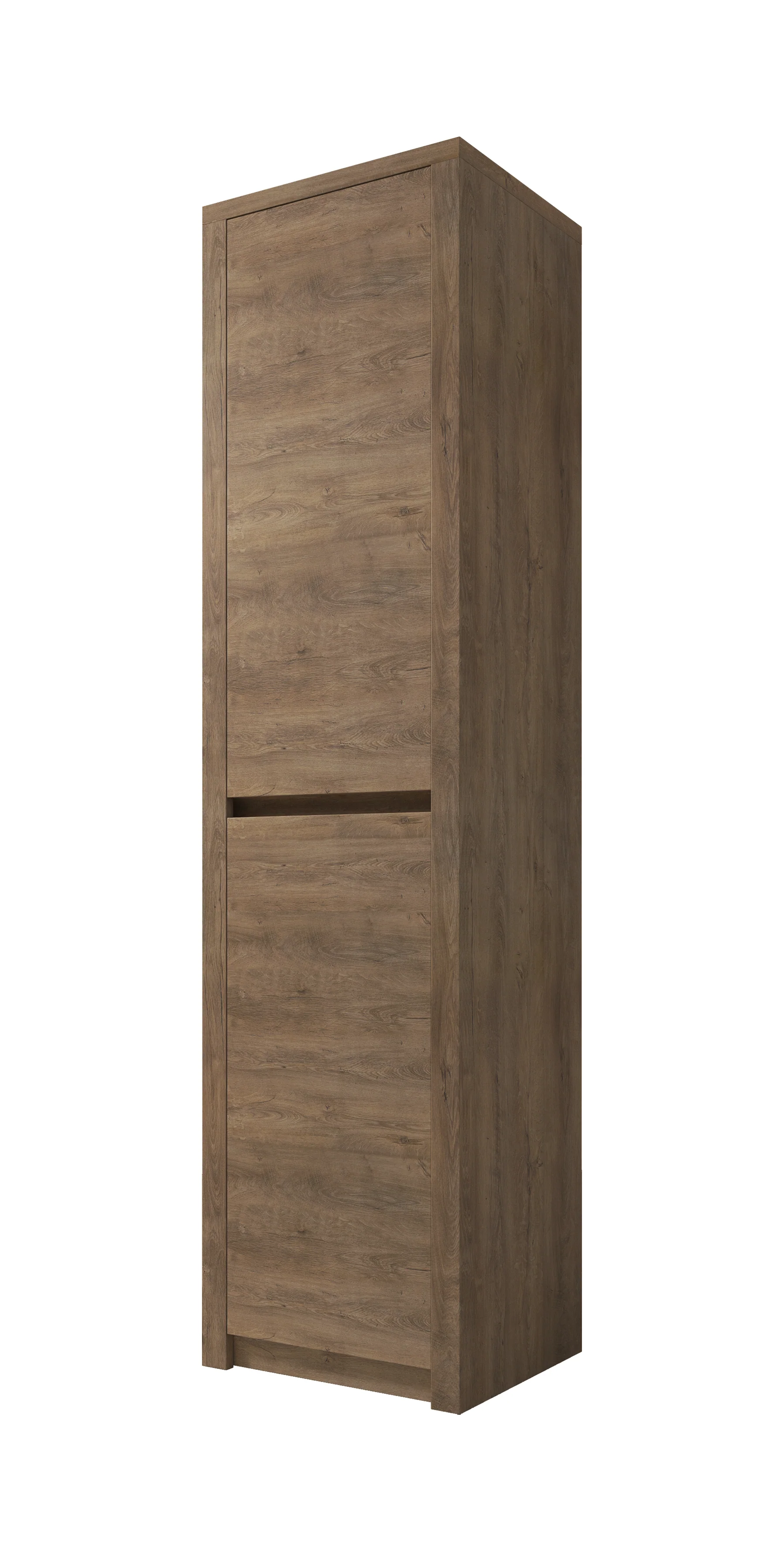 Monaco - Opbergkast met 2 deuren - Eiken - 50x43x197 cm - Image 6
