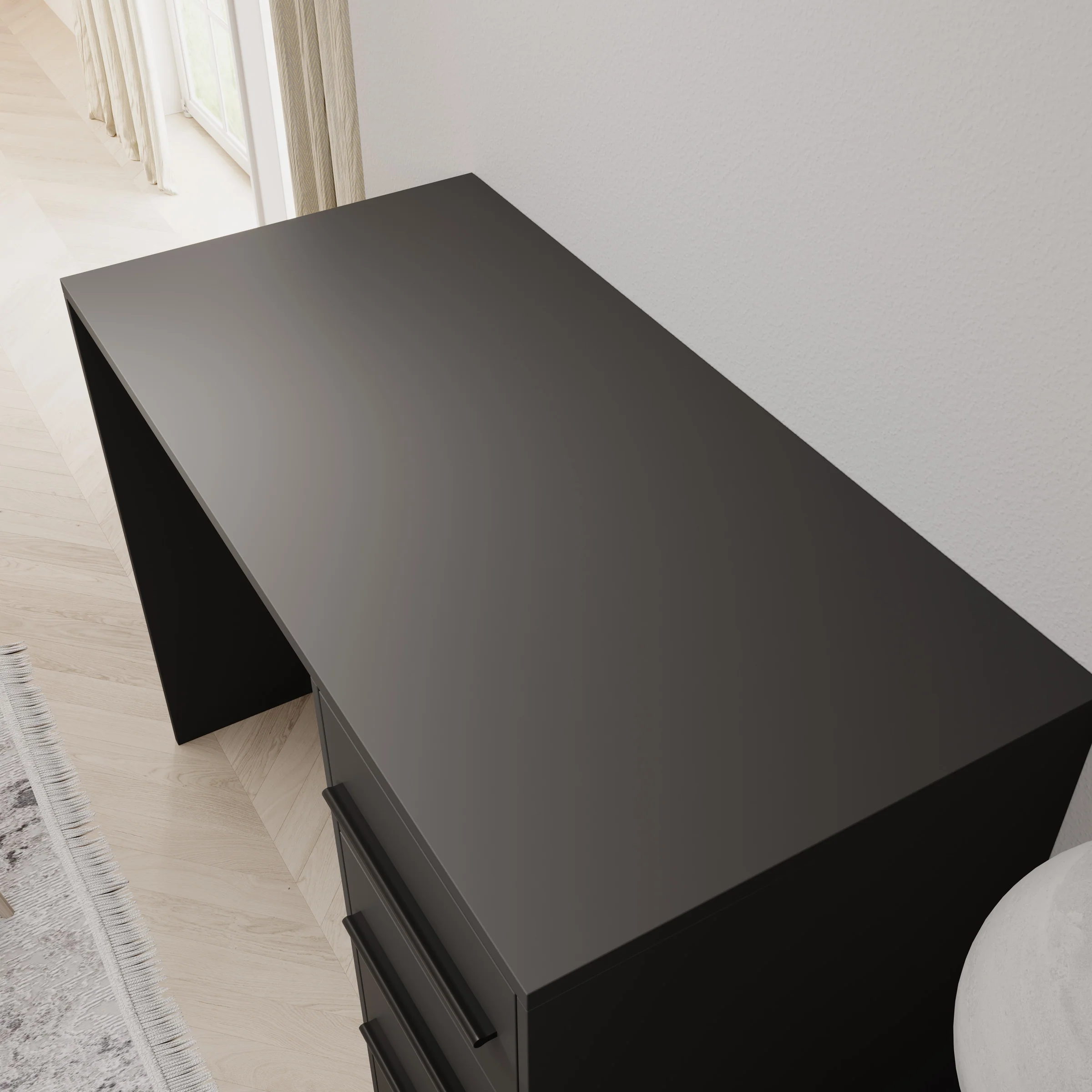 Montalo - Bureau - Zwart - 120x60x75 cm - Image 5