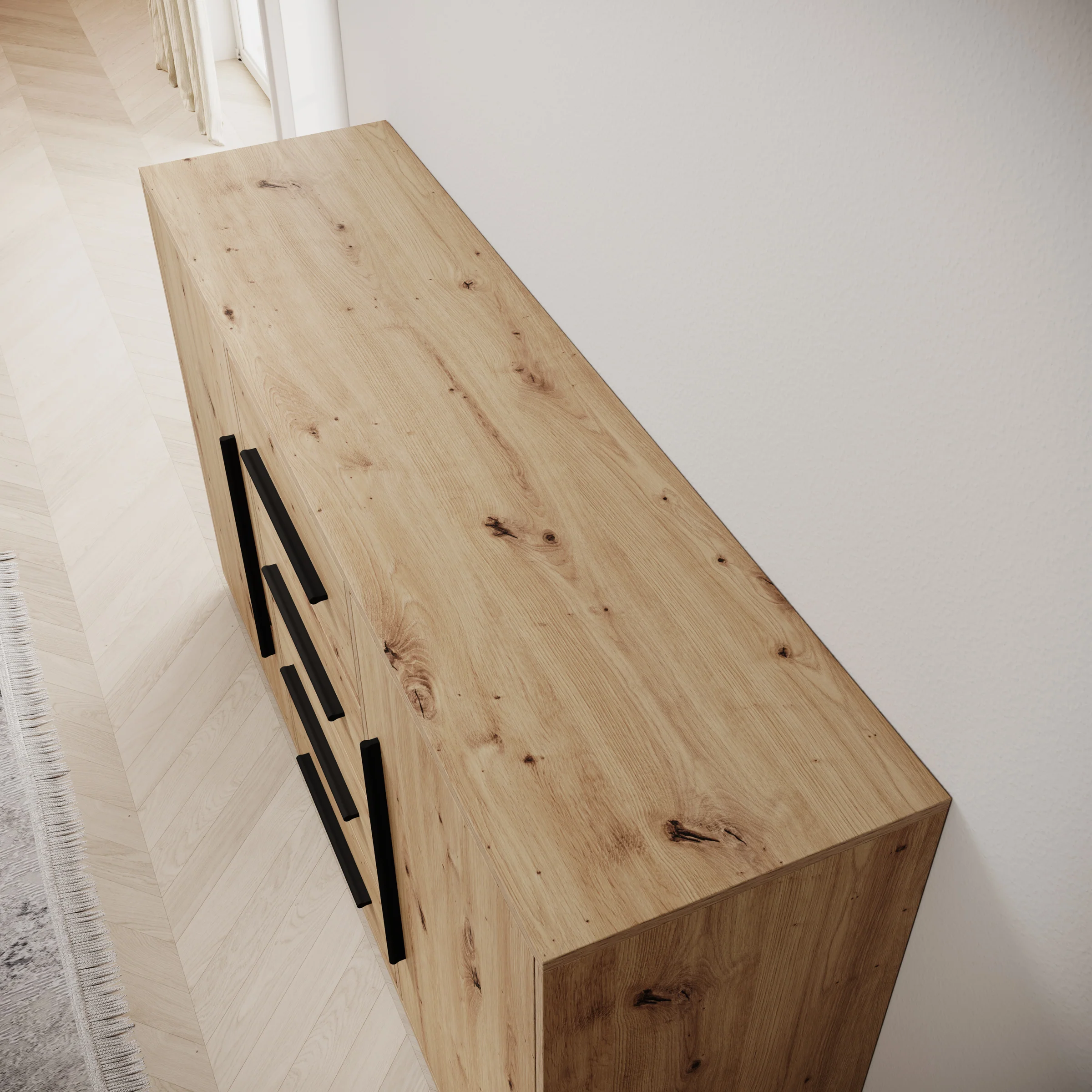 Montalo - Dressoir - Eikenpatroon - 150x40x87 cm - Image 5