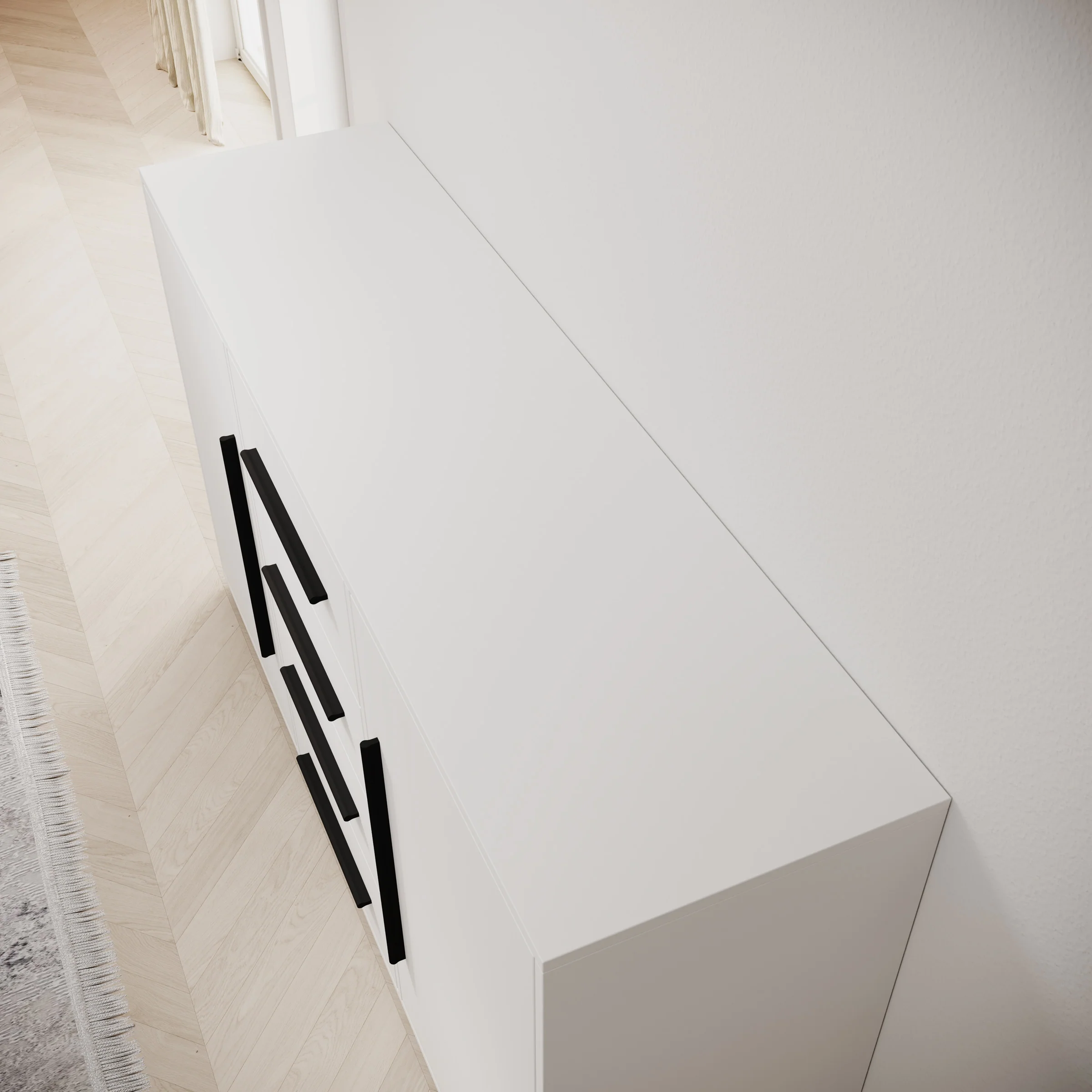 Montalo - Dressoir - Wit - 150x40x87 cm - Image 5