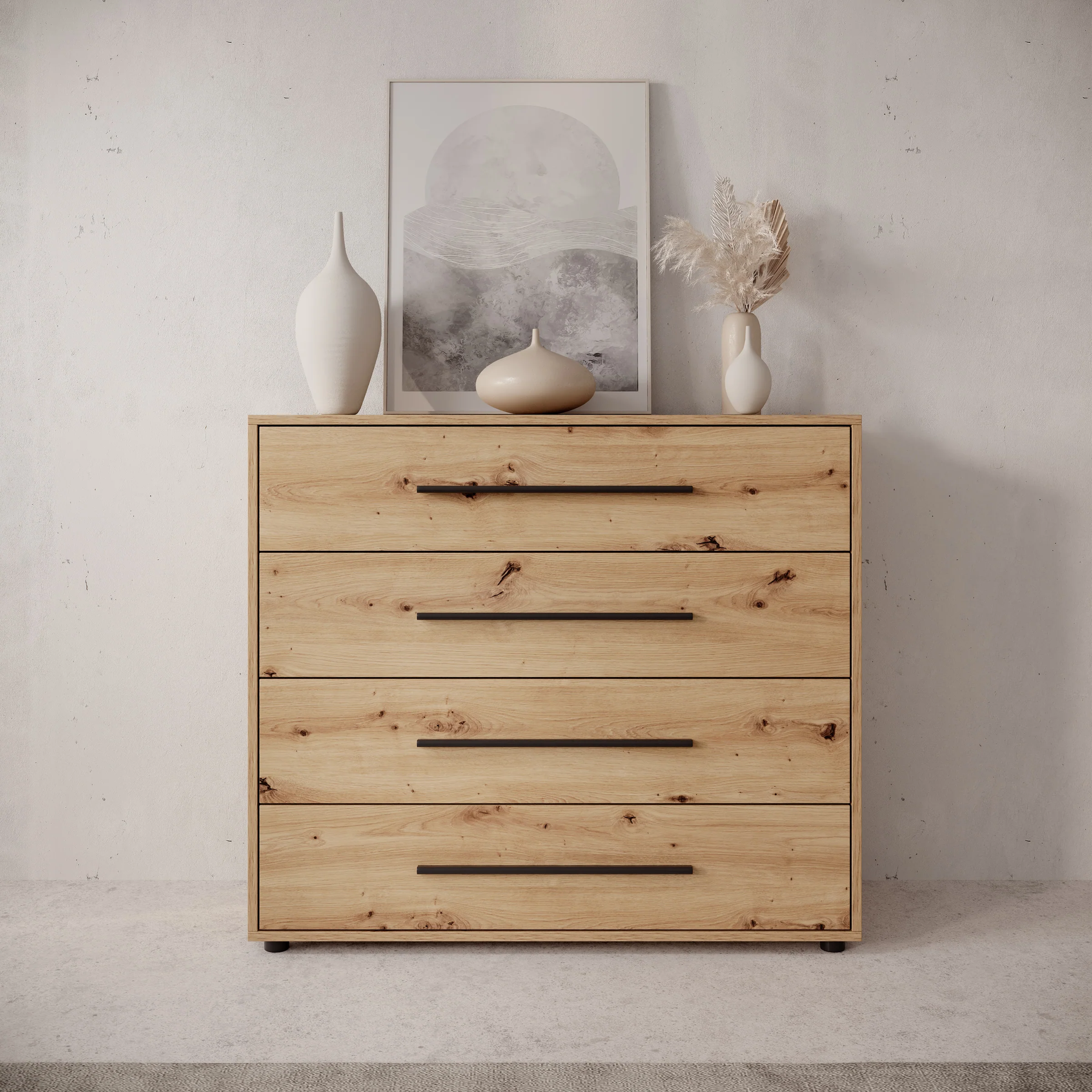 Montalo - Ladekast - Eikenpatroon - 99x40x87 cm - Image 3