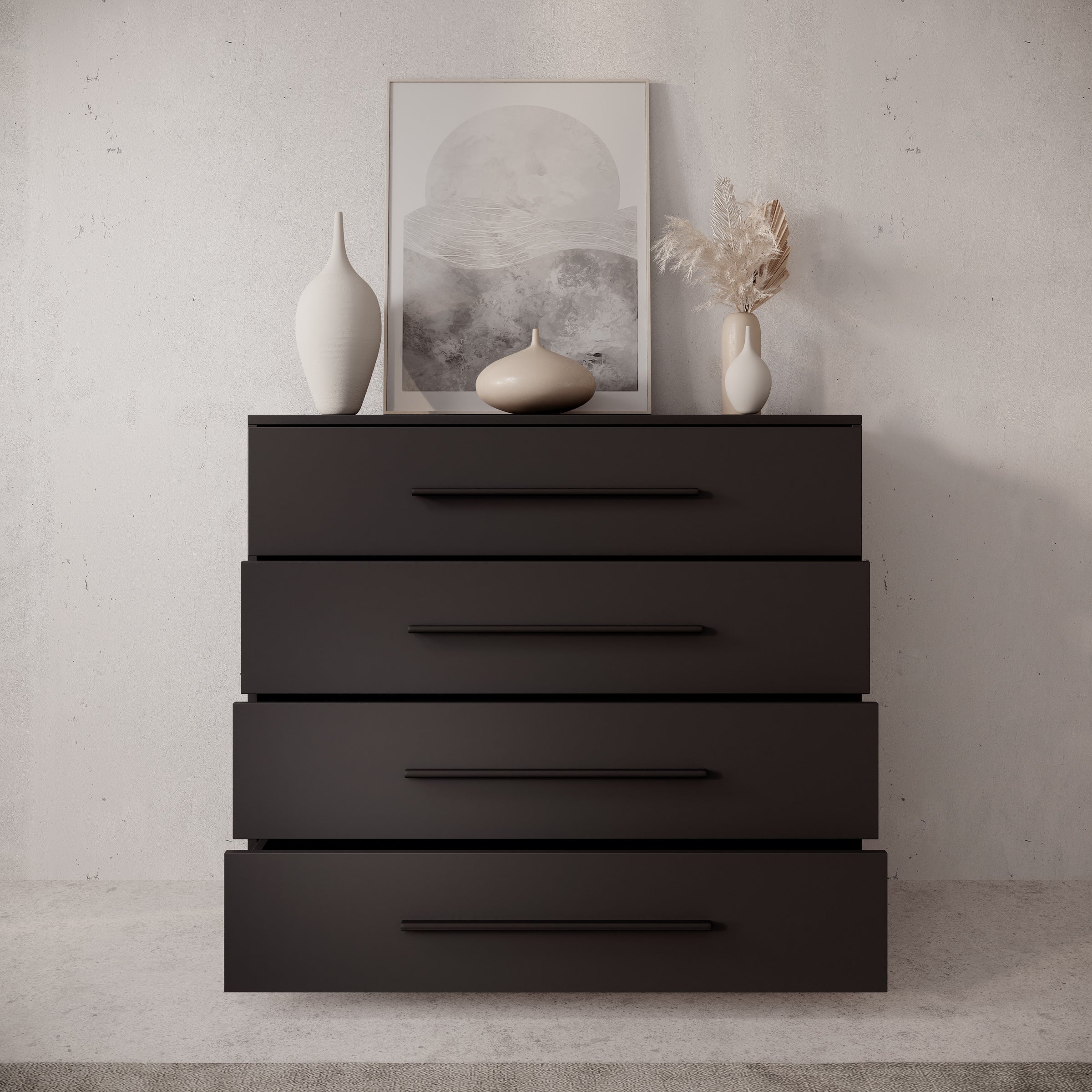 Montalo - Ladekast - Zwart - 99x40x87 cm - Image 2