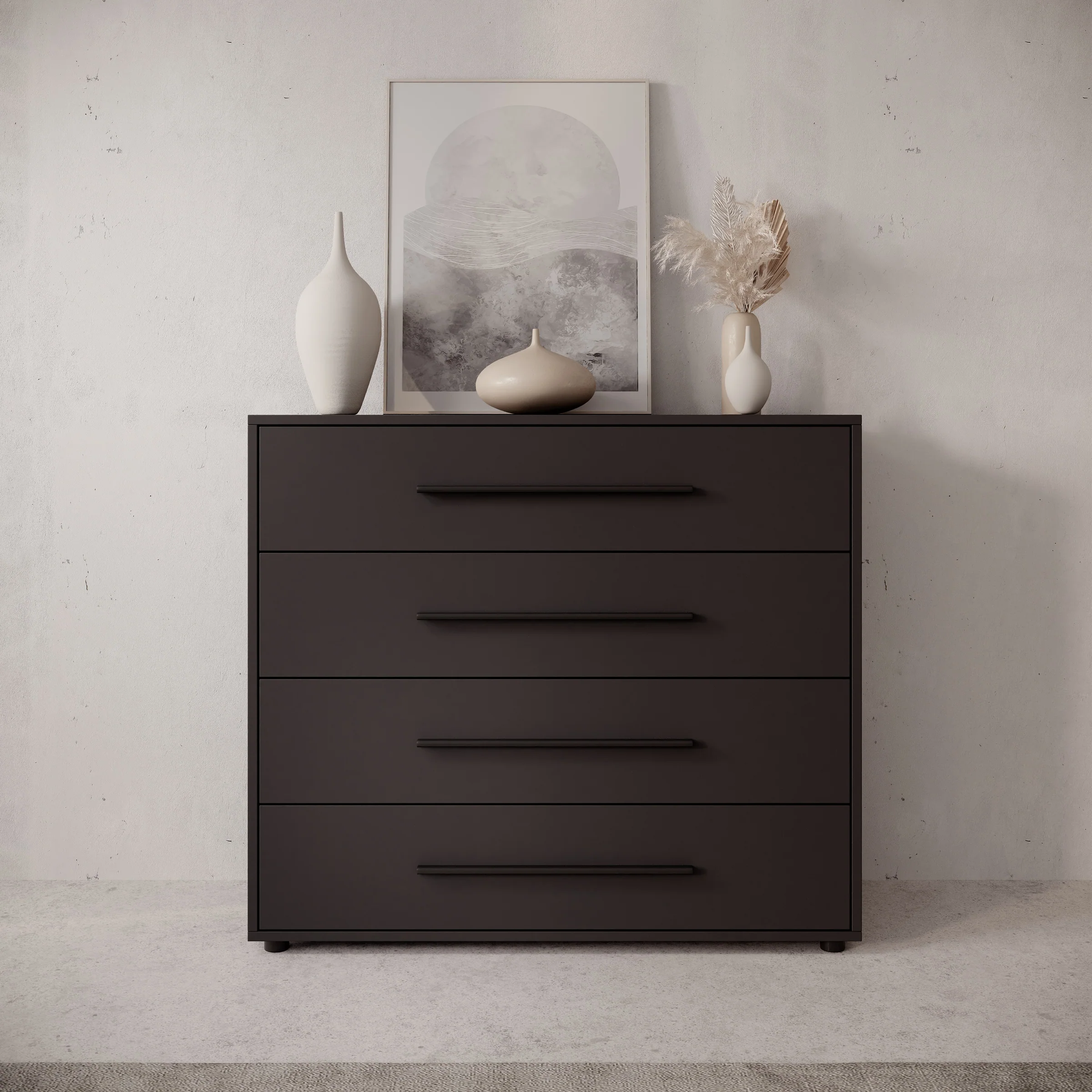 Montalo - Ladekast - Zwart - 99x40x87 cm - Image 3