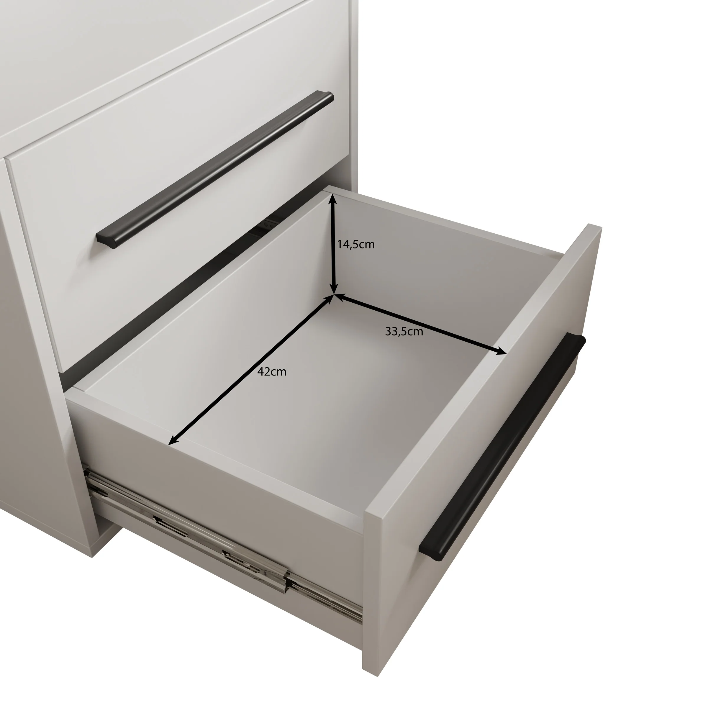 Montalo - Nachtkastje - Beige - 51x40x47 cm - Image 6