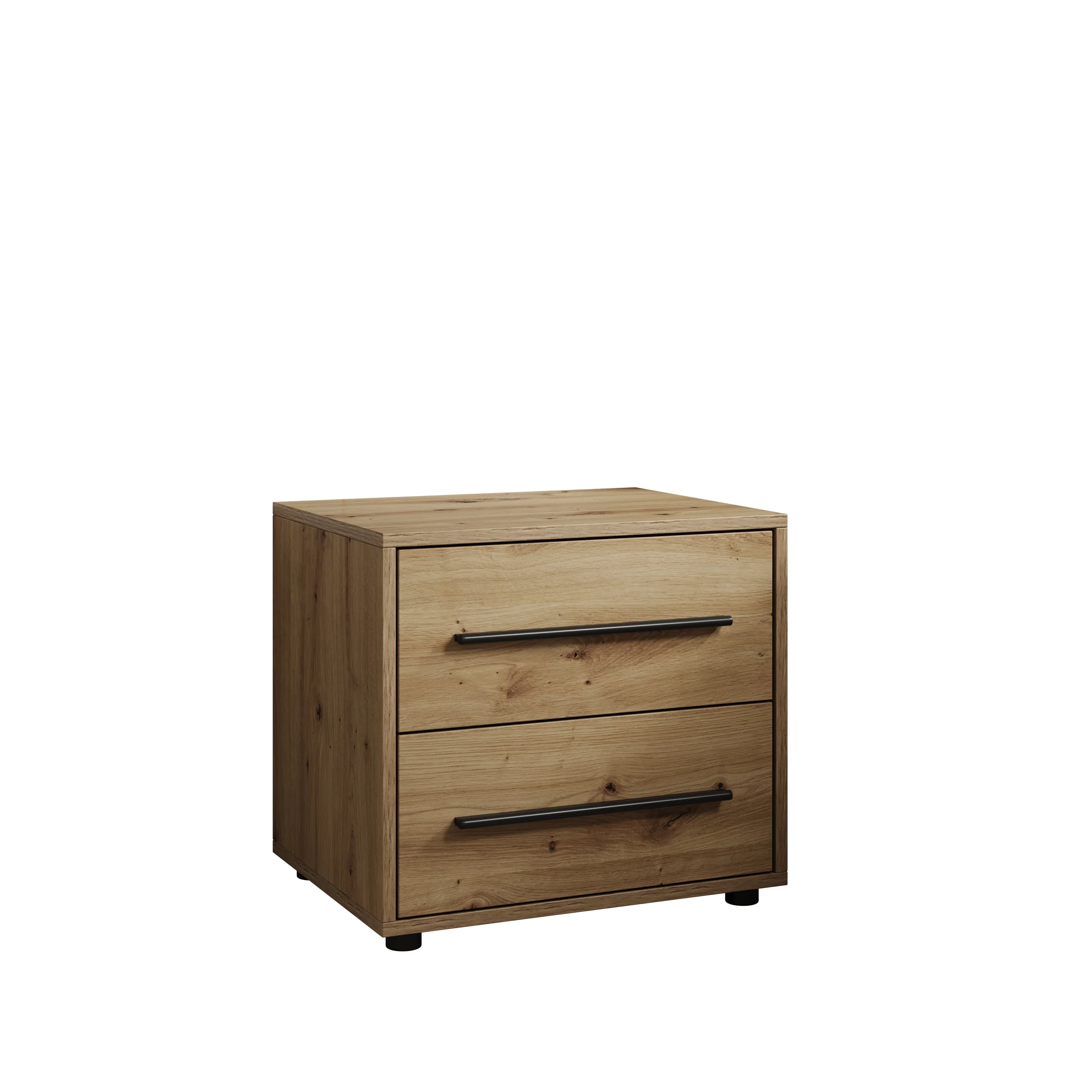 Montalo - Nachtkastje - Eikenpatroon - 51x40x47 cm - Image 7