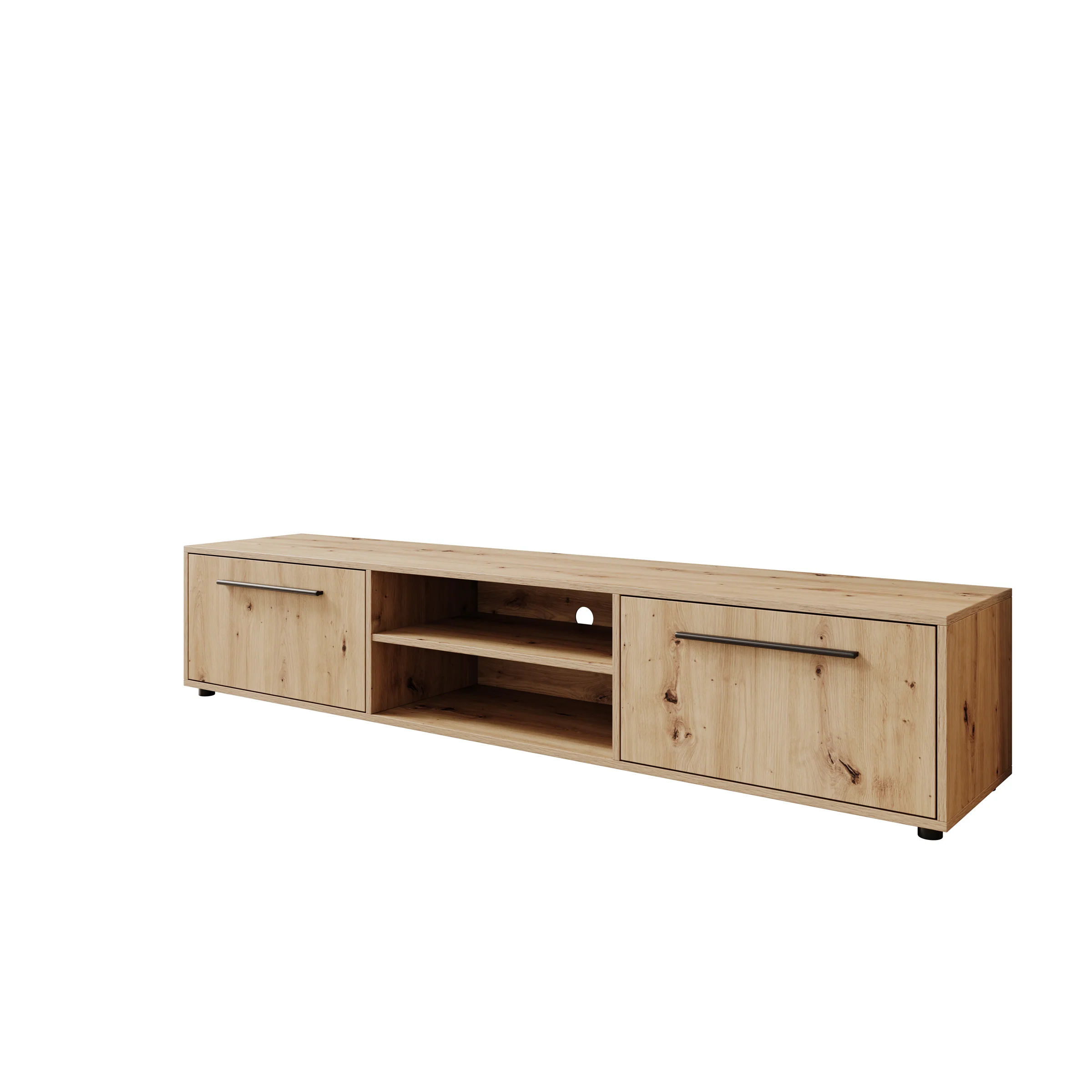Montalo - TV-Meubel - Eikenpatroon - 190x40x38 cm - Image 7