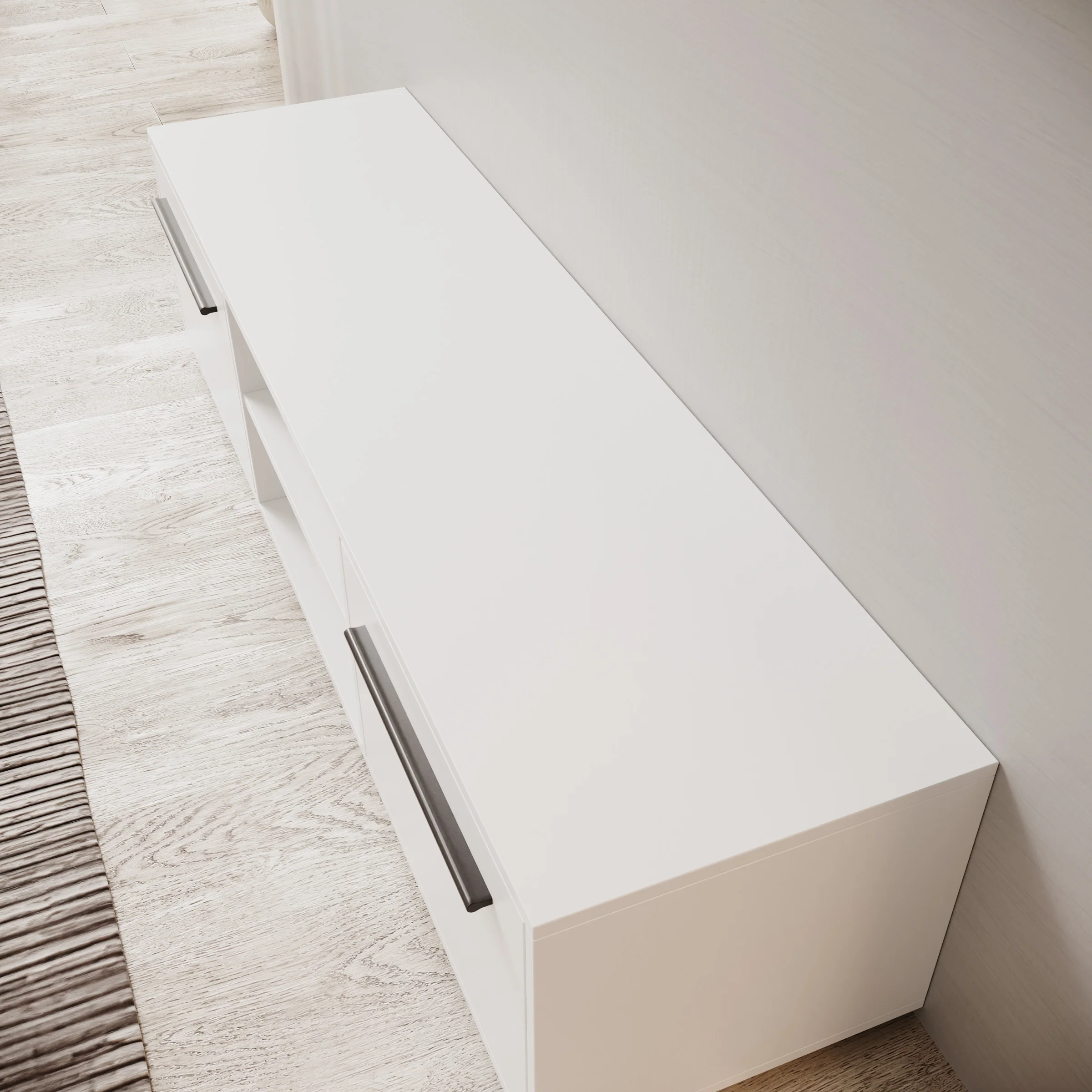 Montalo - TV-Meubel - Wit - 150x40x38 cm - Image 5
