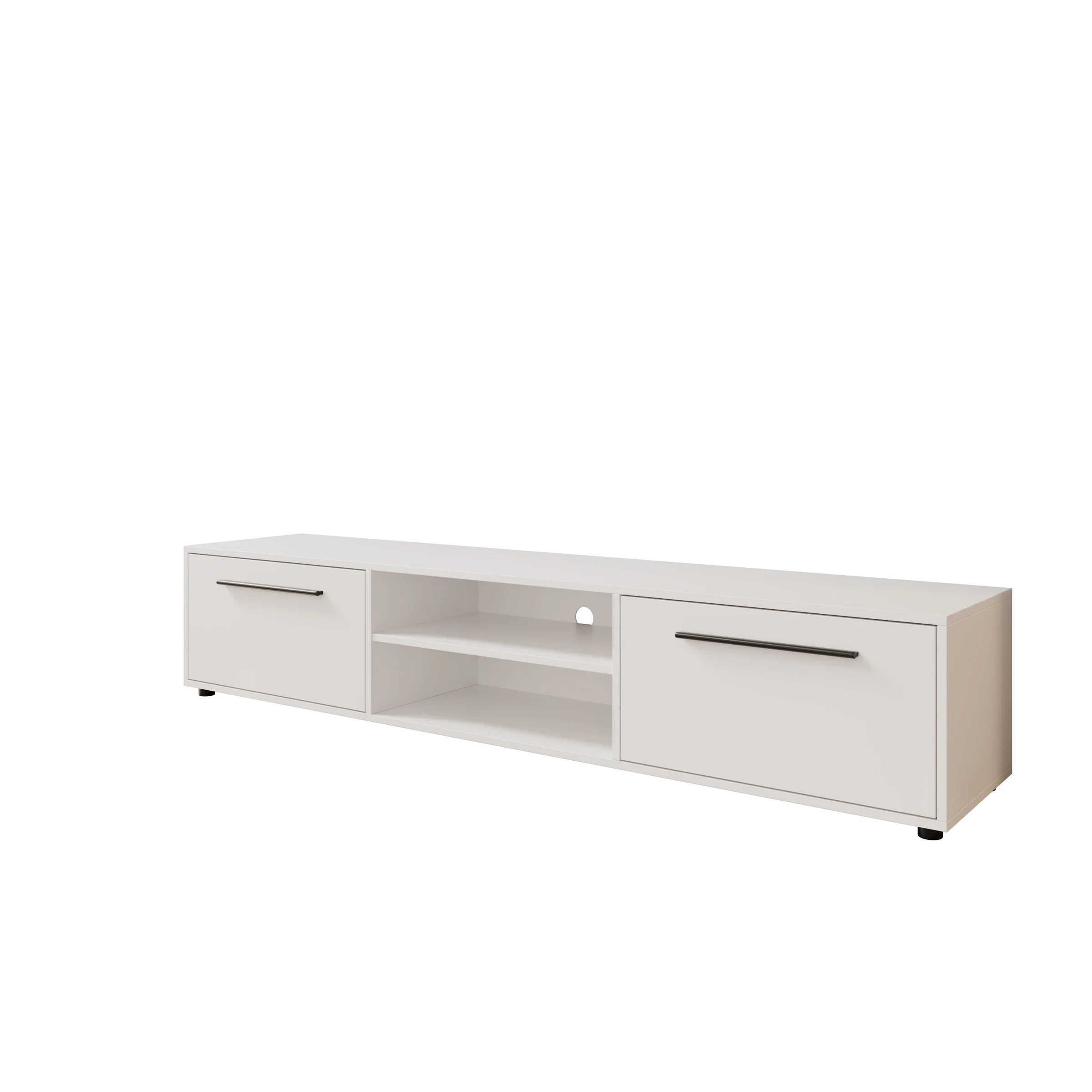 Montalo - TV-Meubel - Wit - 190x40x38 cm - Image 7