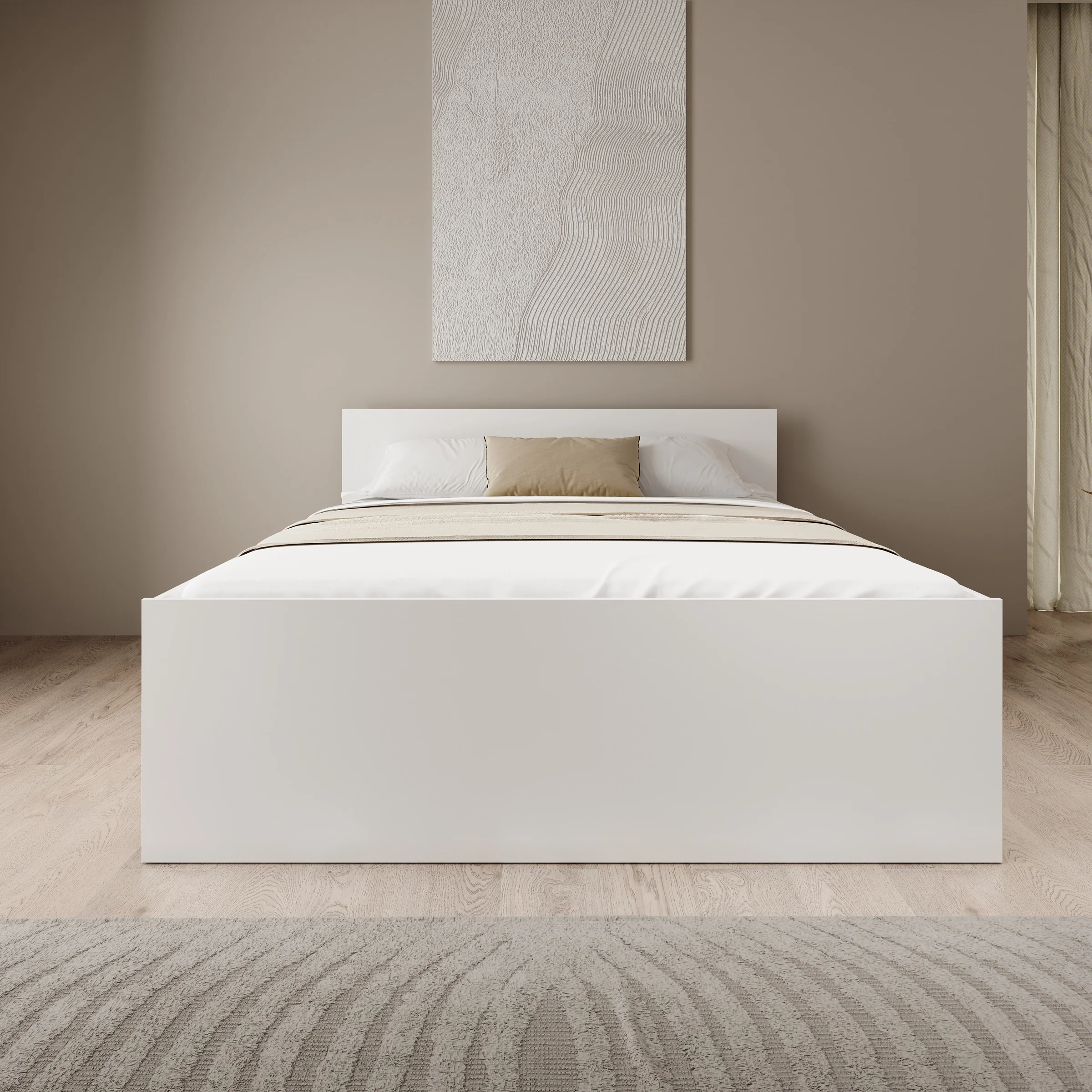 Montalo - Tweepersoonsbed - Wit - 160x200 cm - Image 3
