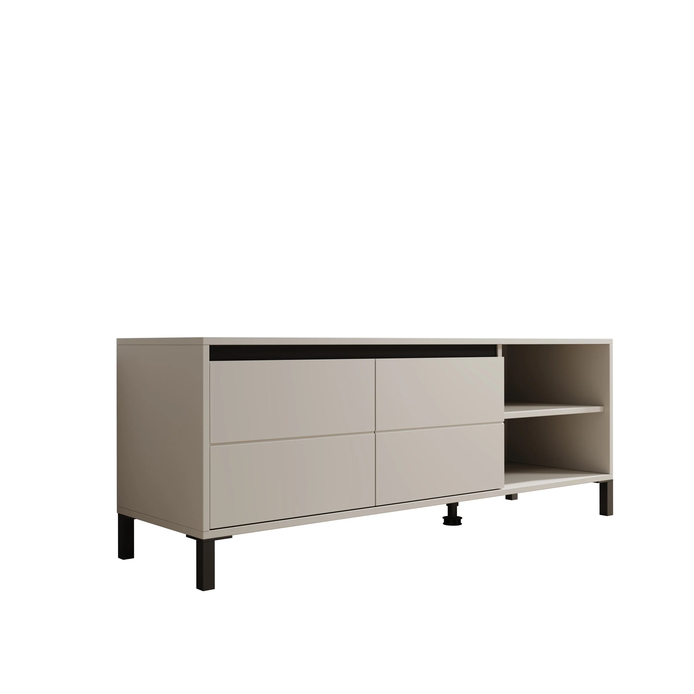Montellini - TV-Meubel - Beige - 138x40x52 cm - Image 6