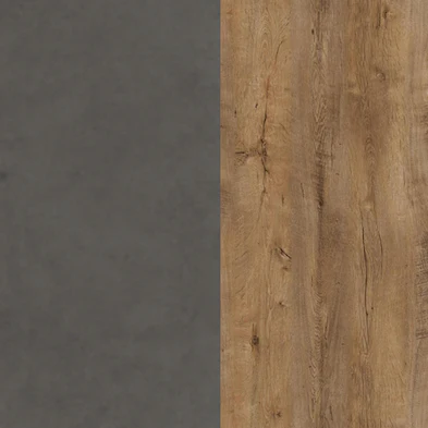 Monaco - Dressoir - Eiken/grijs - 90x43x80 cm - Image 4