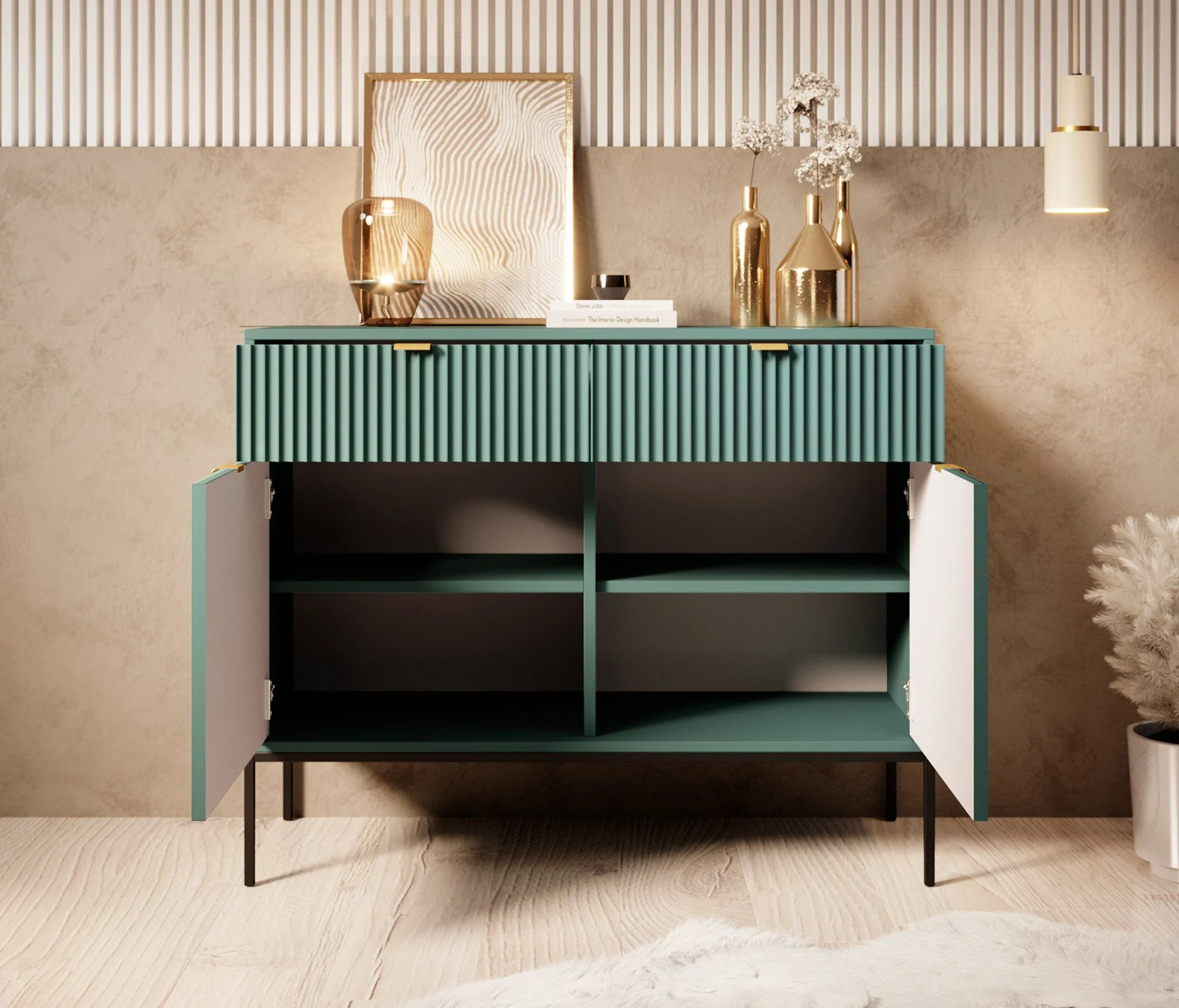 Navil - Dressoir - Groen - 104x39x83 cm - Image 3