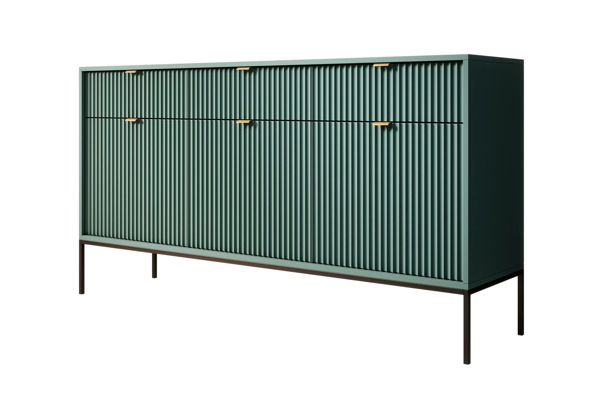 Navil - Dressoir - Groen - 154x39x83 cm - Image 6
