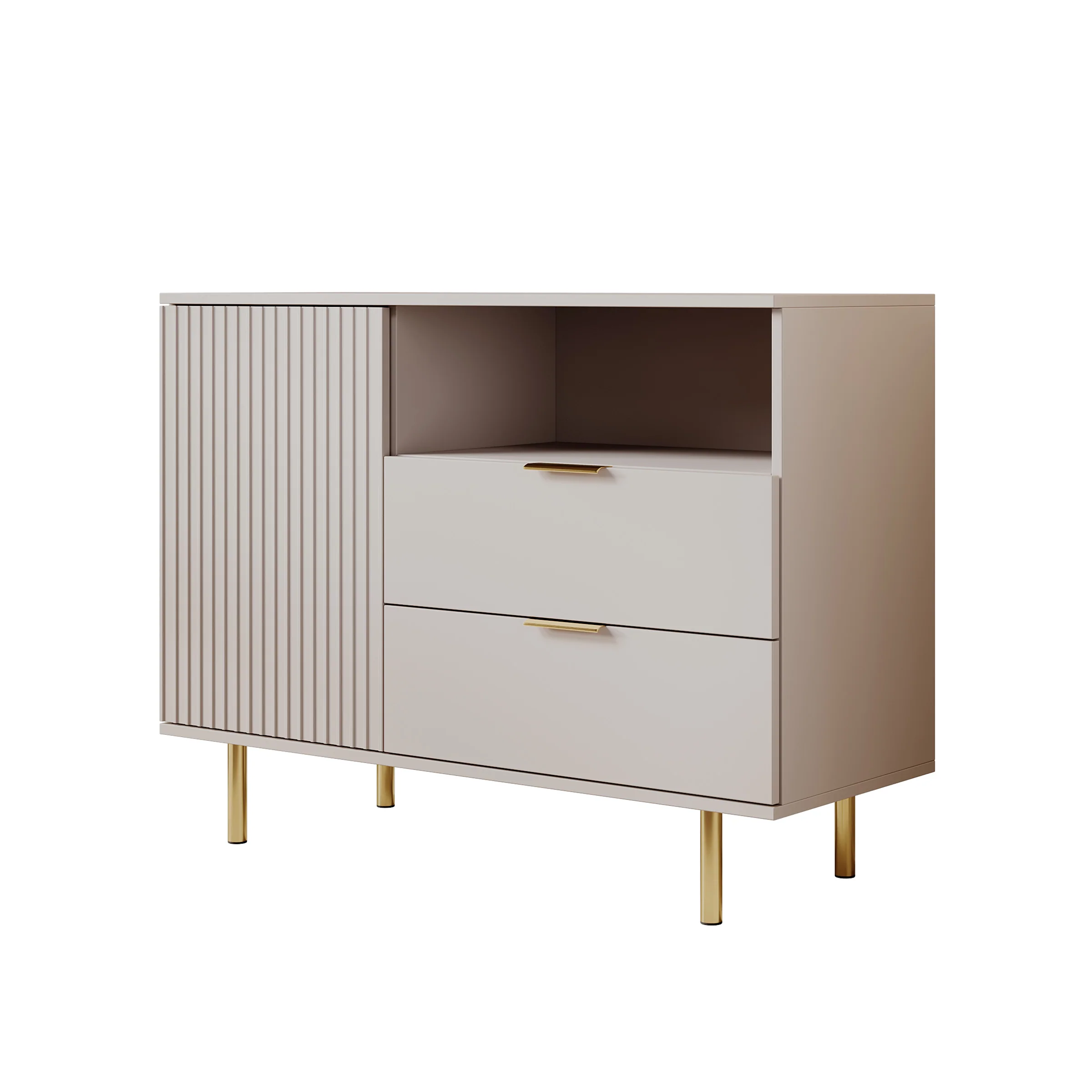 Nicola - Dressoir - Beige - 107x41x80 cm - Image 7