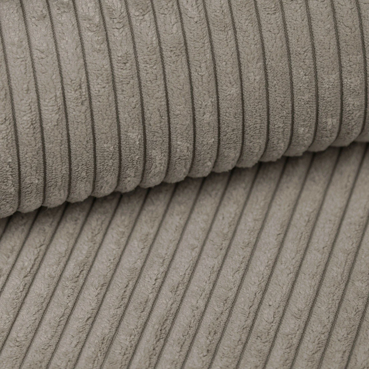 Nicoreta - Hoekbank 5-zits met chaise longue - Ribstof bruin - Links - Image 4
