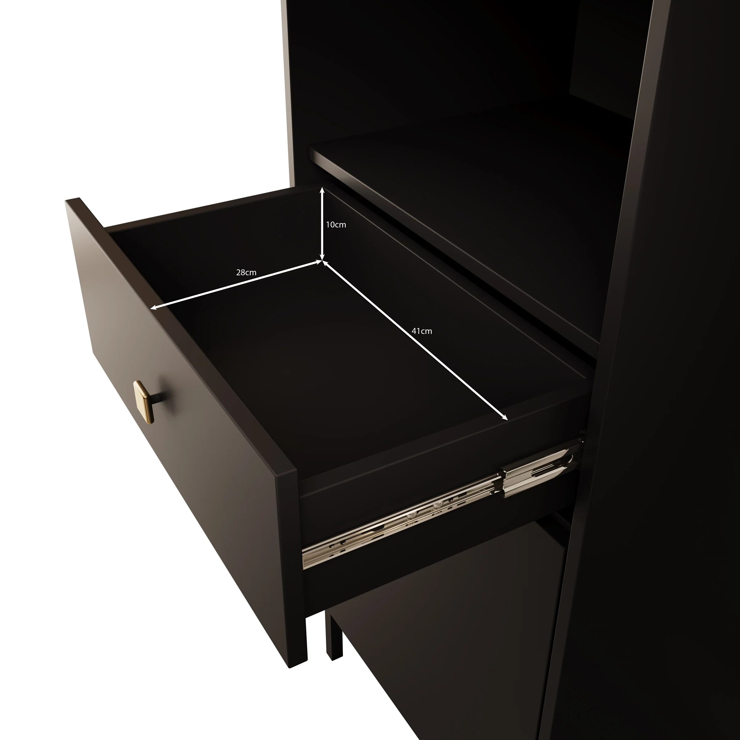 Norment - Boekenkast - Zwart - 54x42x180 cm - Image 6