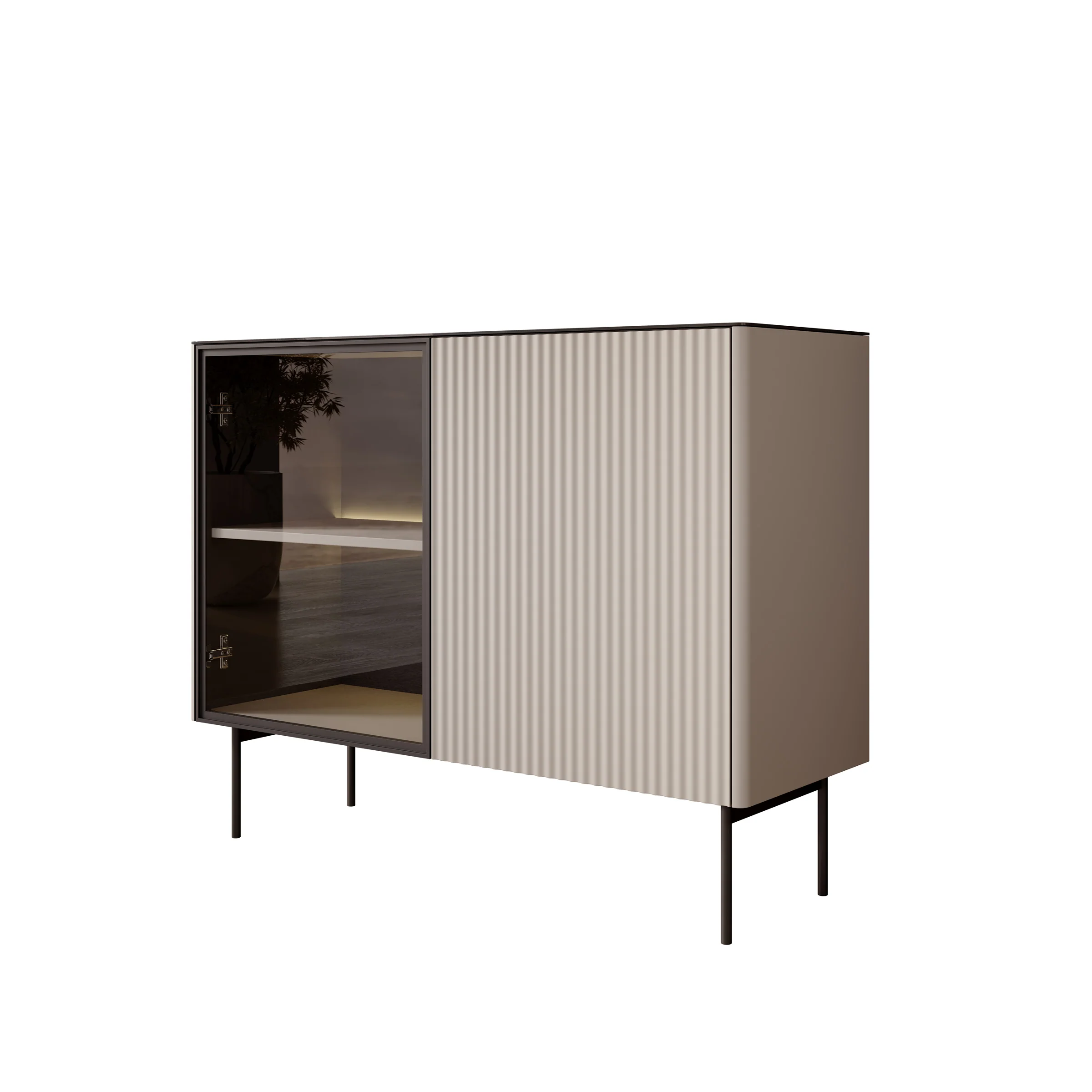Okari - Dressoir - Beige - 107x39x84 cm - Image 6