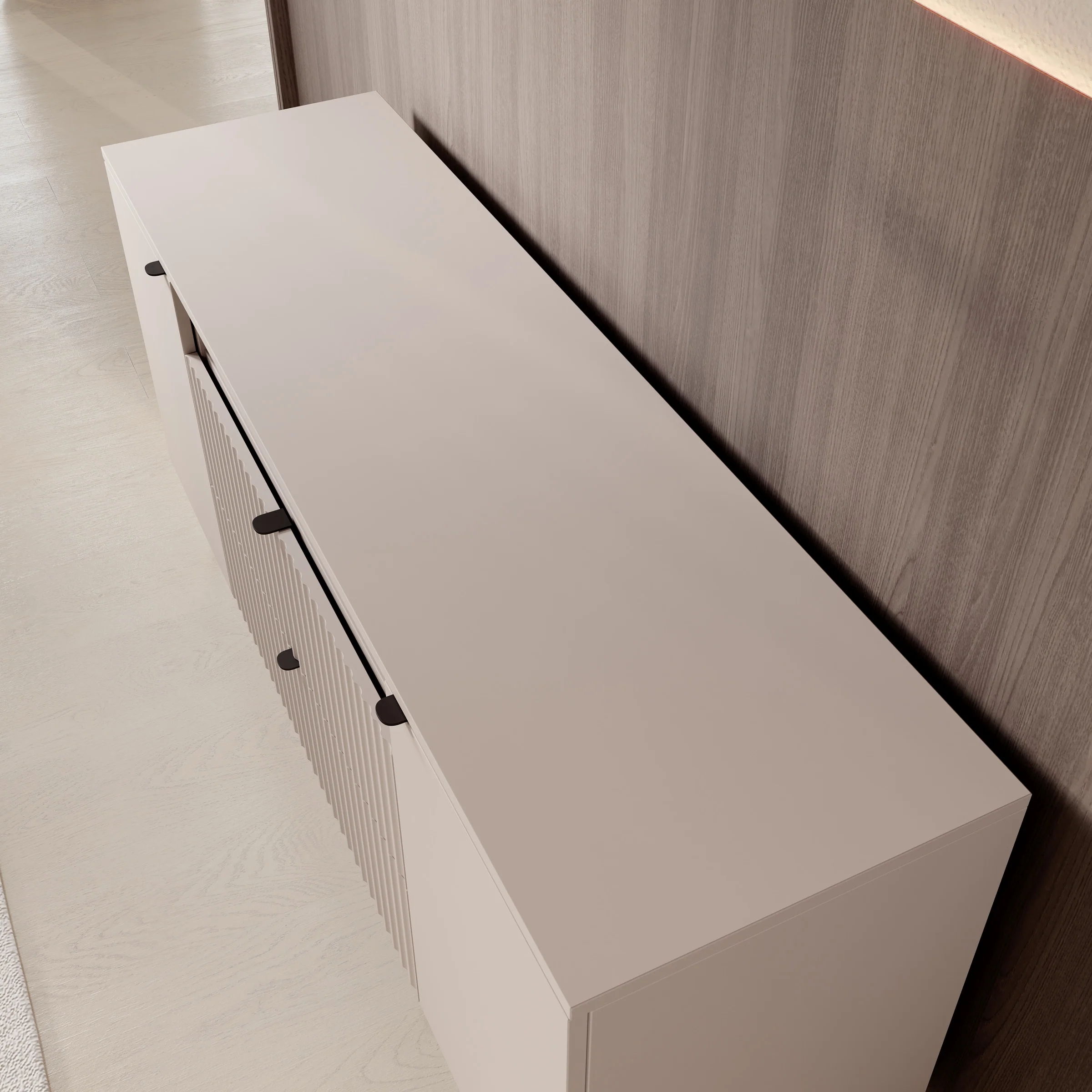 Oriya - Dressoir - Beige - 140x40x75 cm - Image 5