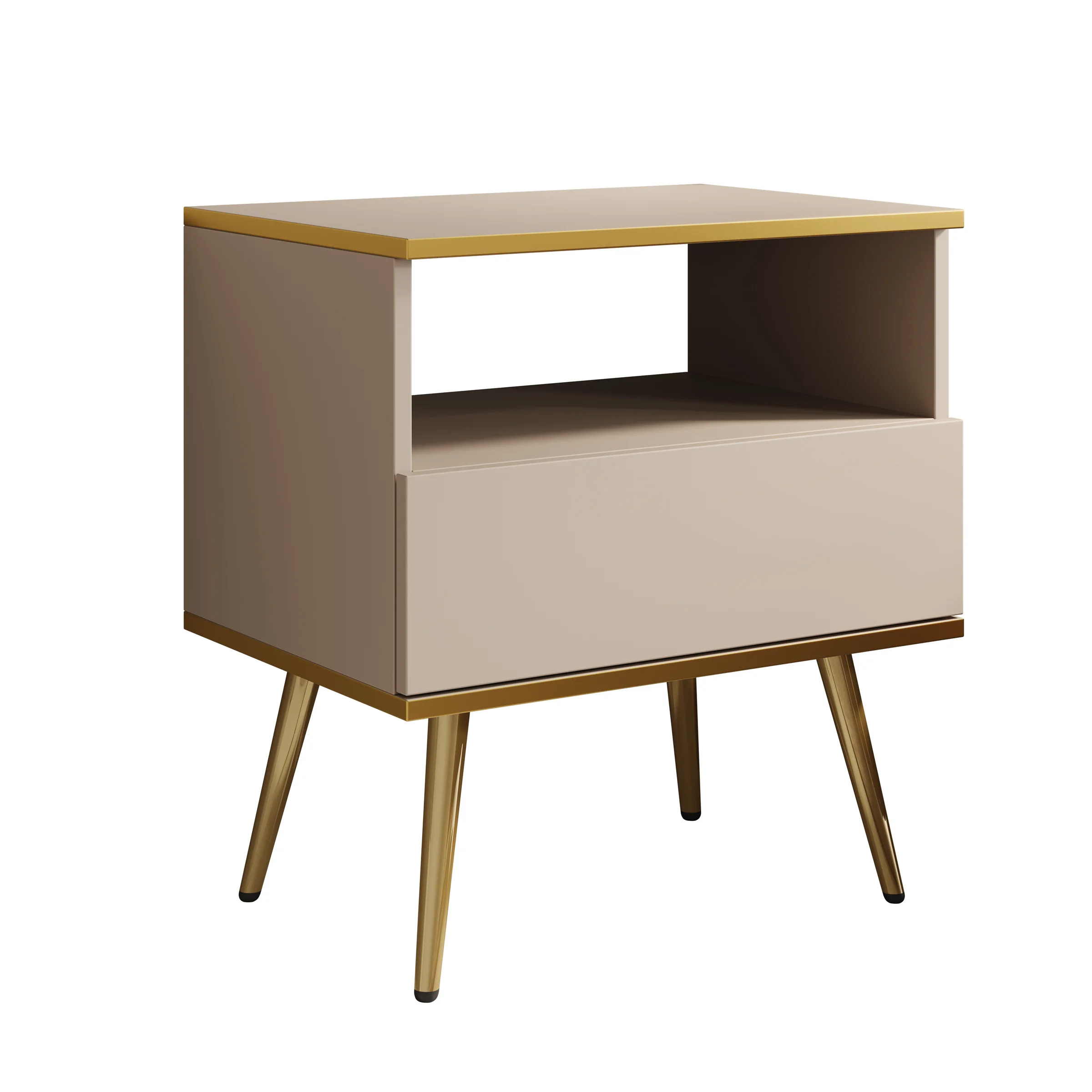 Orleans - Nachtkastje - Beige - 54x39x59 cm - Image 6